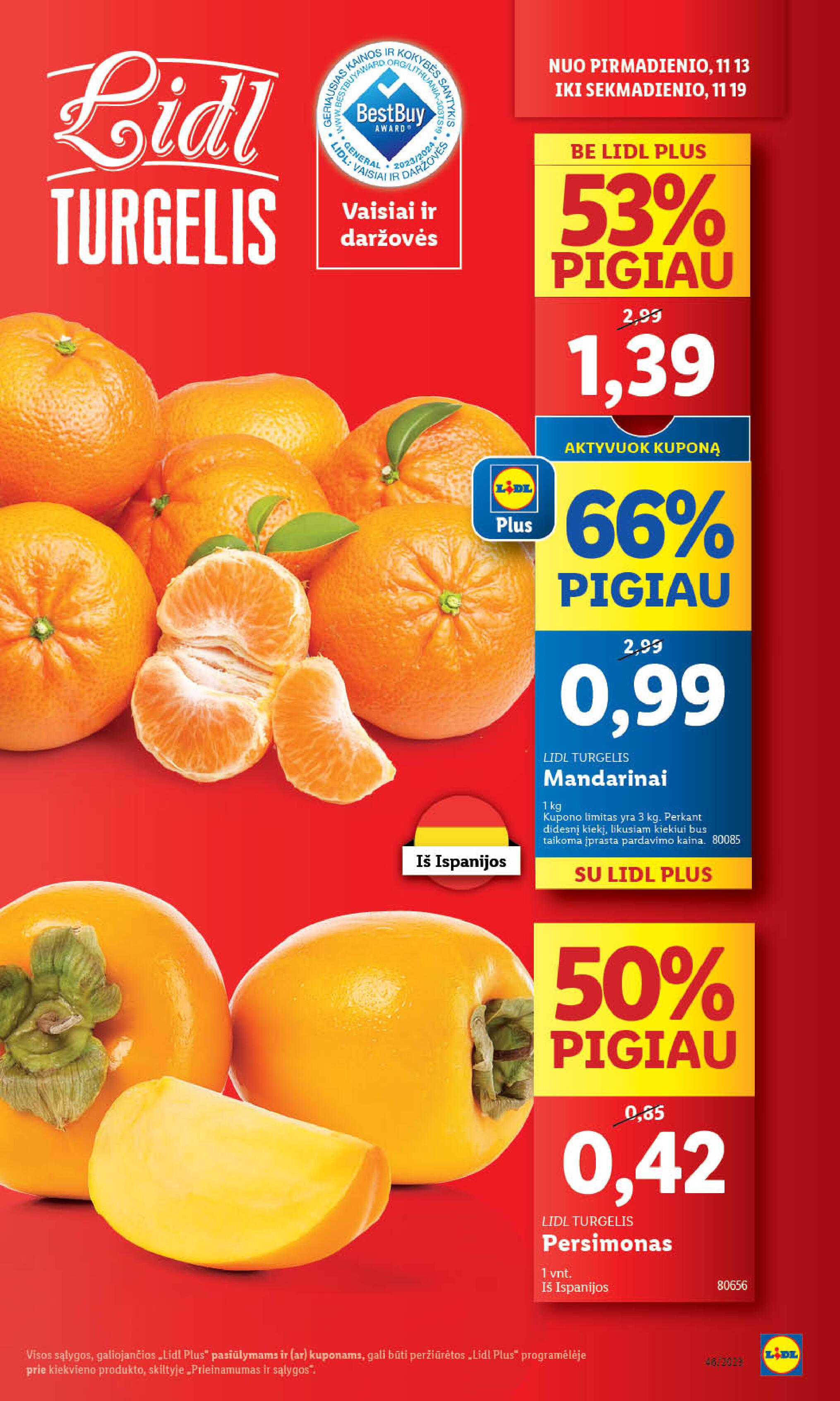 Naujausias LIDL kaininis katalogas 2023.11.13 - 2023.11.19