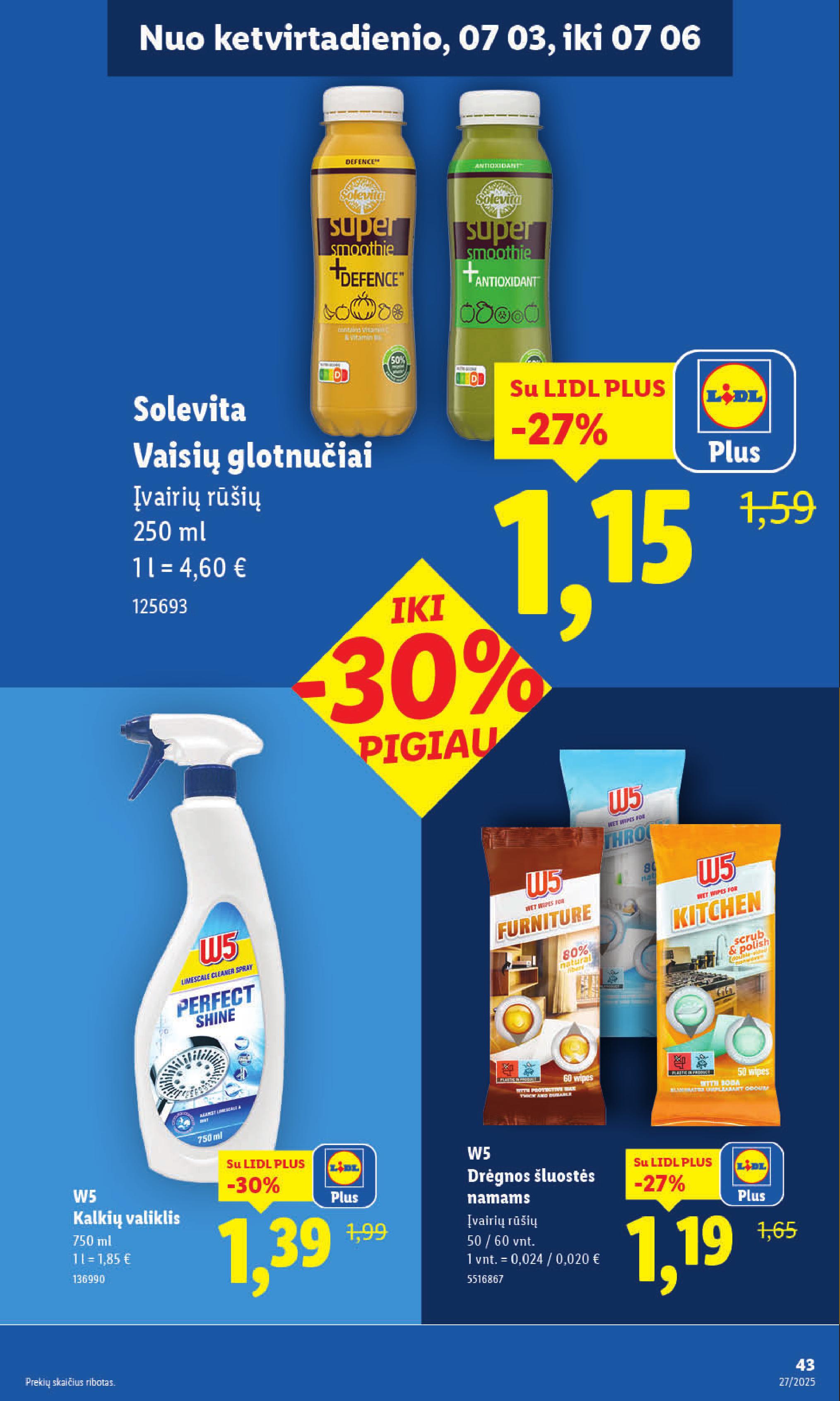 Naujausias LIDL kaininis katalogas 2025.06.30 - 2025.07.06