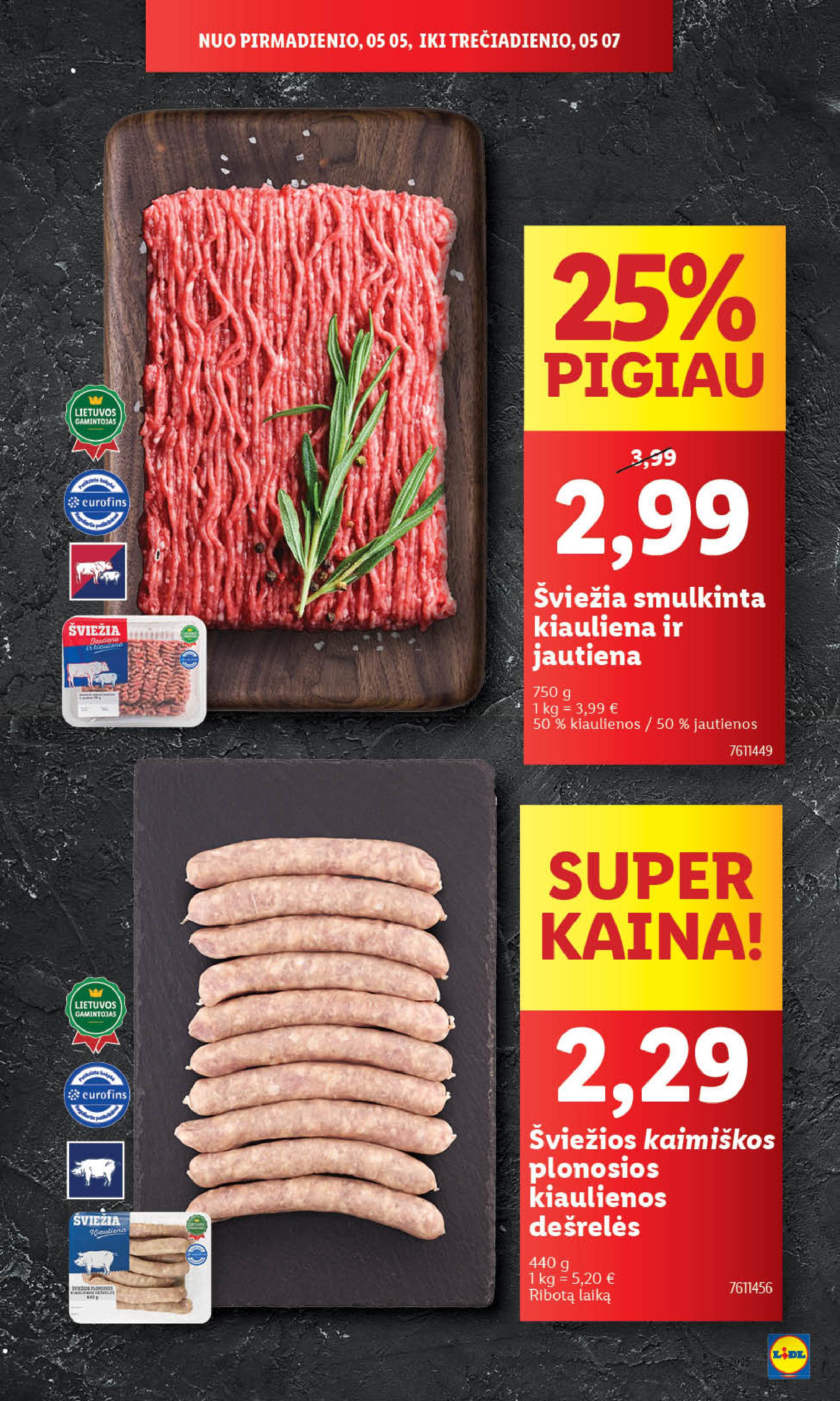 Naujausias LIDL kaininis katalogas 2025.05.05 - 2025.05.11