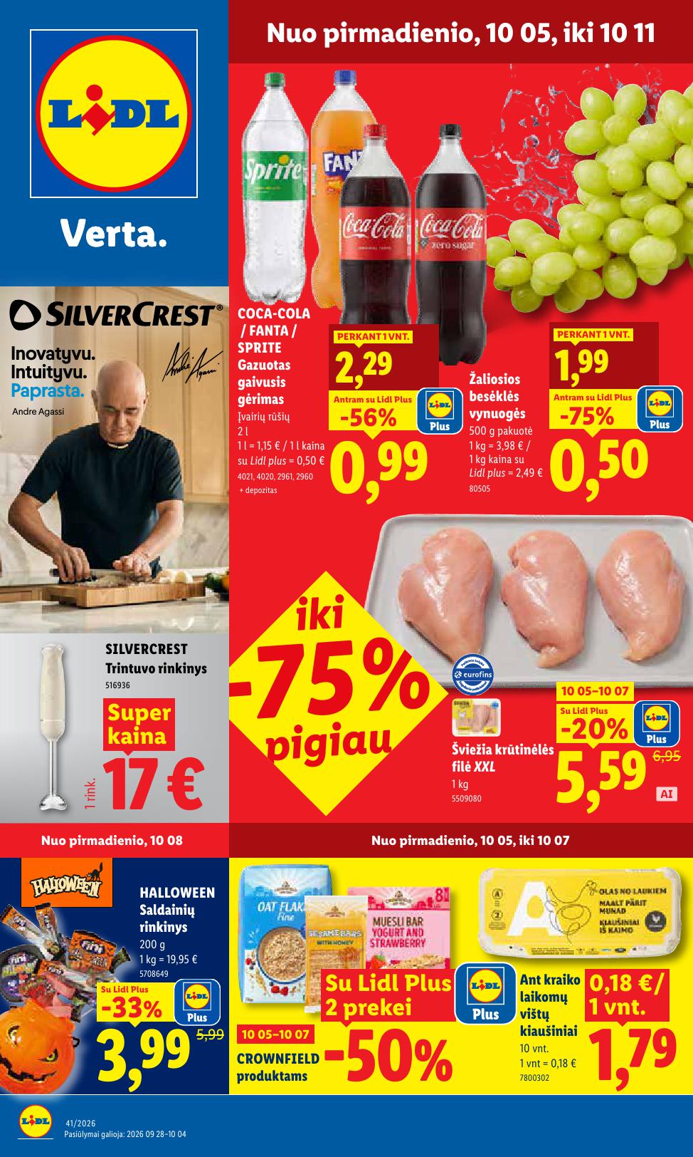 Naujausias LIDL kaininis katalogas 2026.10.05 - 2026.10.11