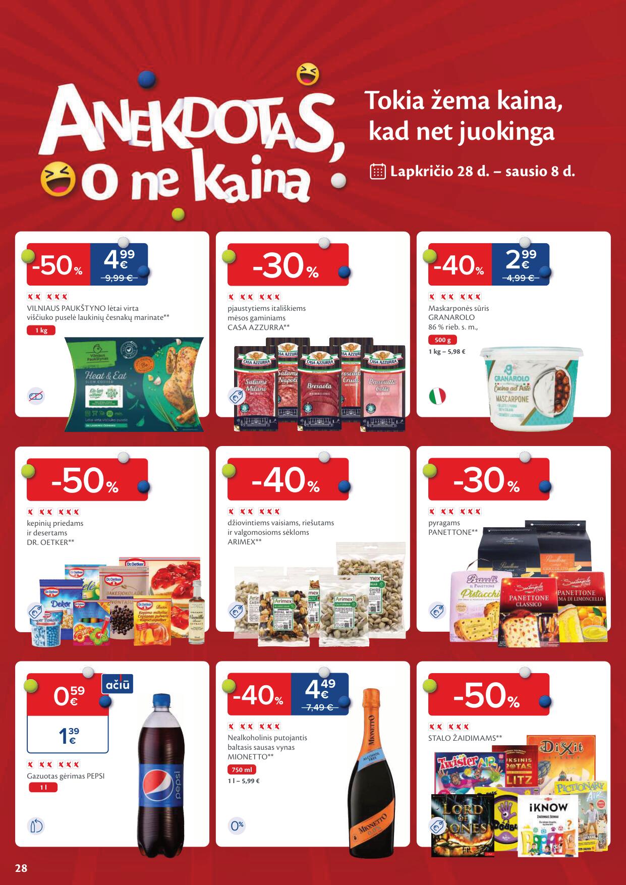 Naujausias MAXIMA kaininis katalogas 2023.12.19 - 2023.12.26