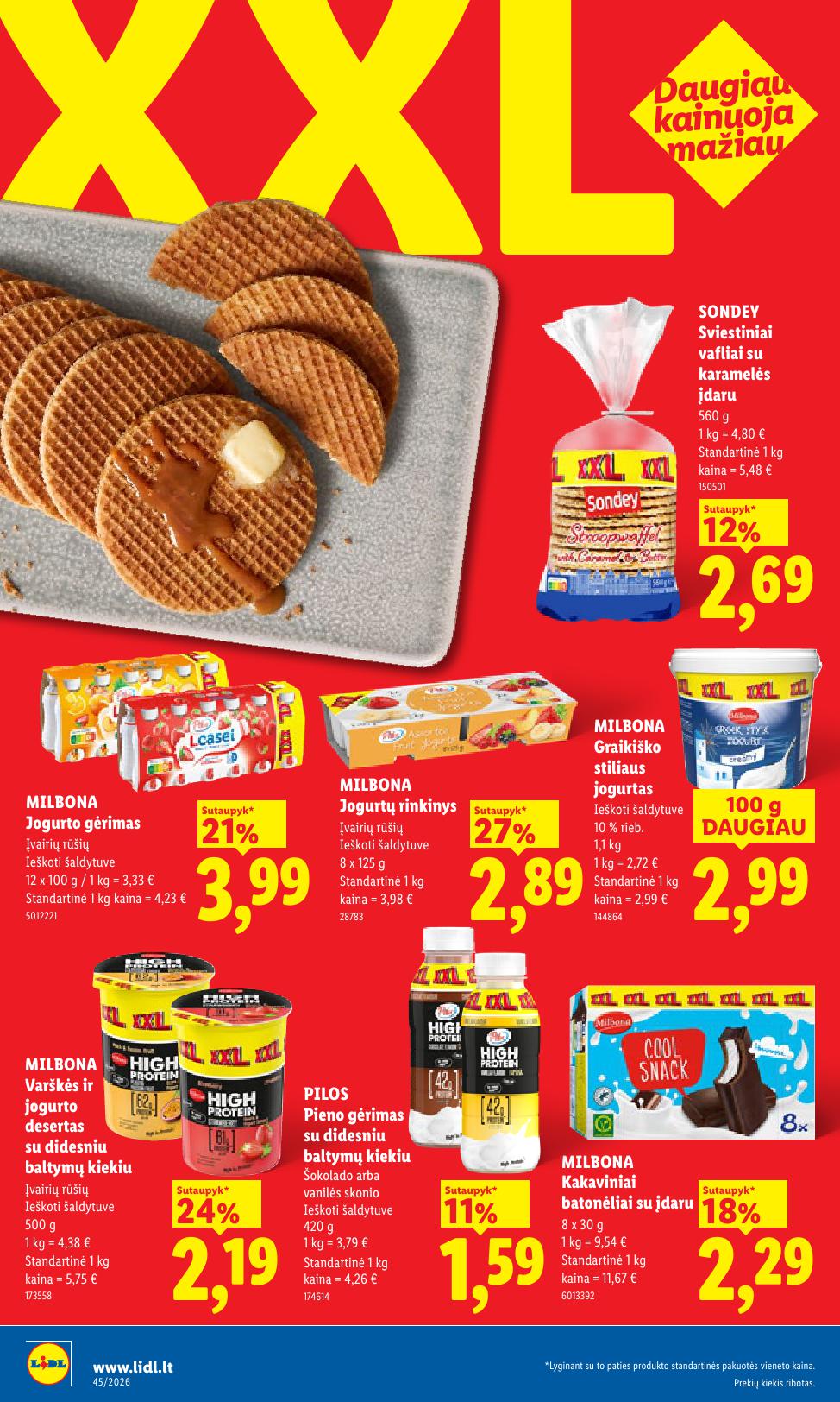 Naujausias LIDL kaininis katalogas 2026.11.02 - 2026.11.08