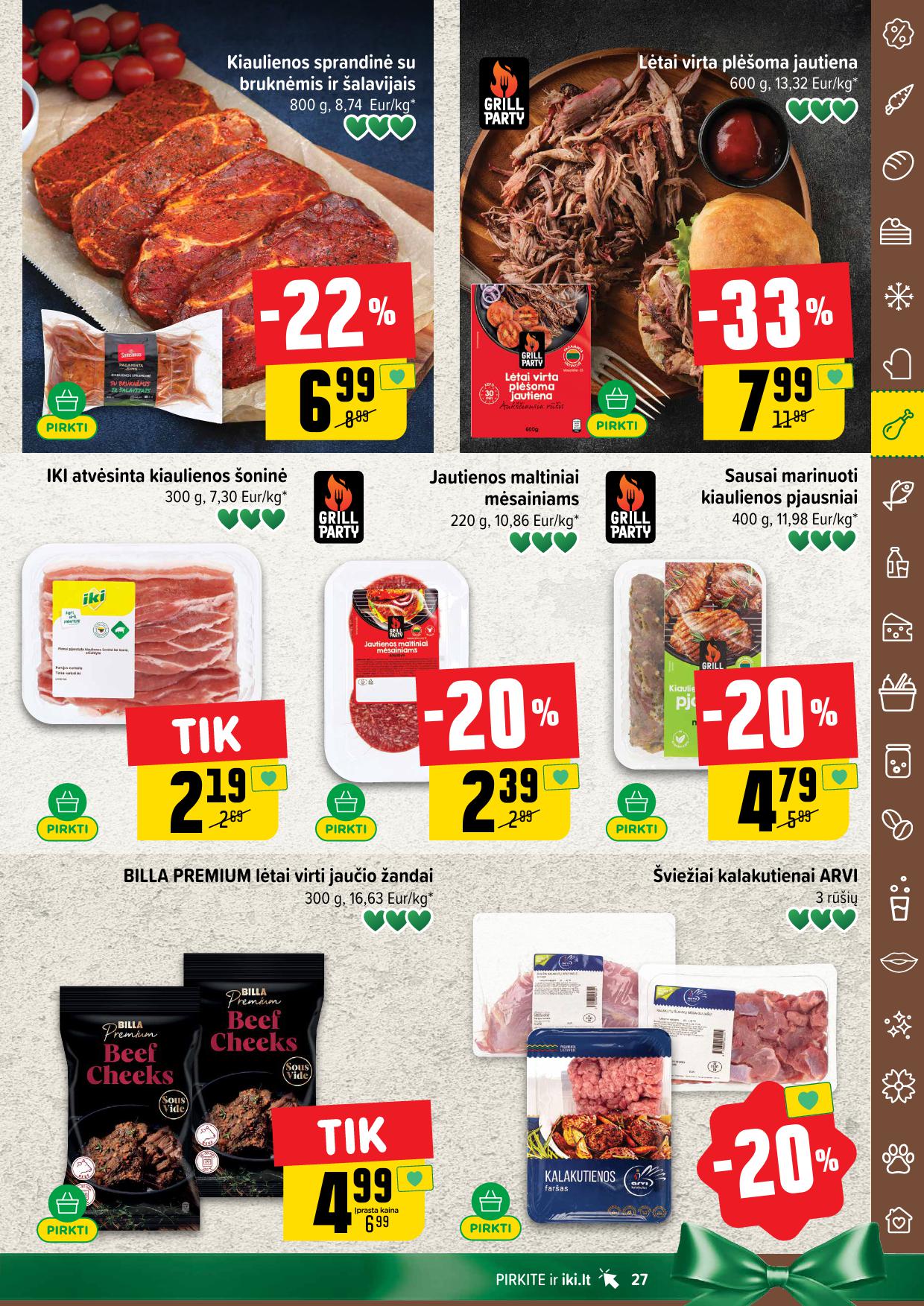 Naujausias IKI kaininis katalogas 2025.11.10 - 2025.11.16