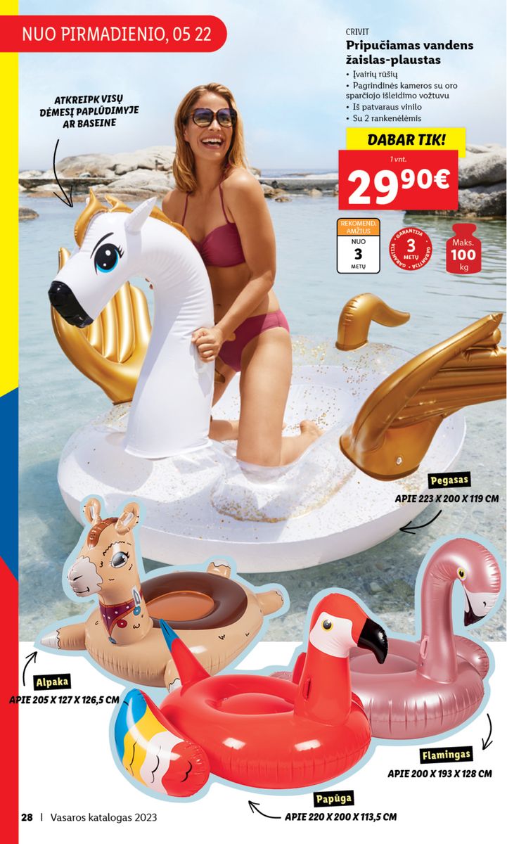 LIDL Vasaros katalogas 2023