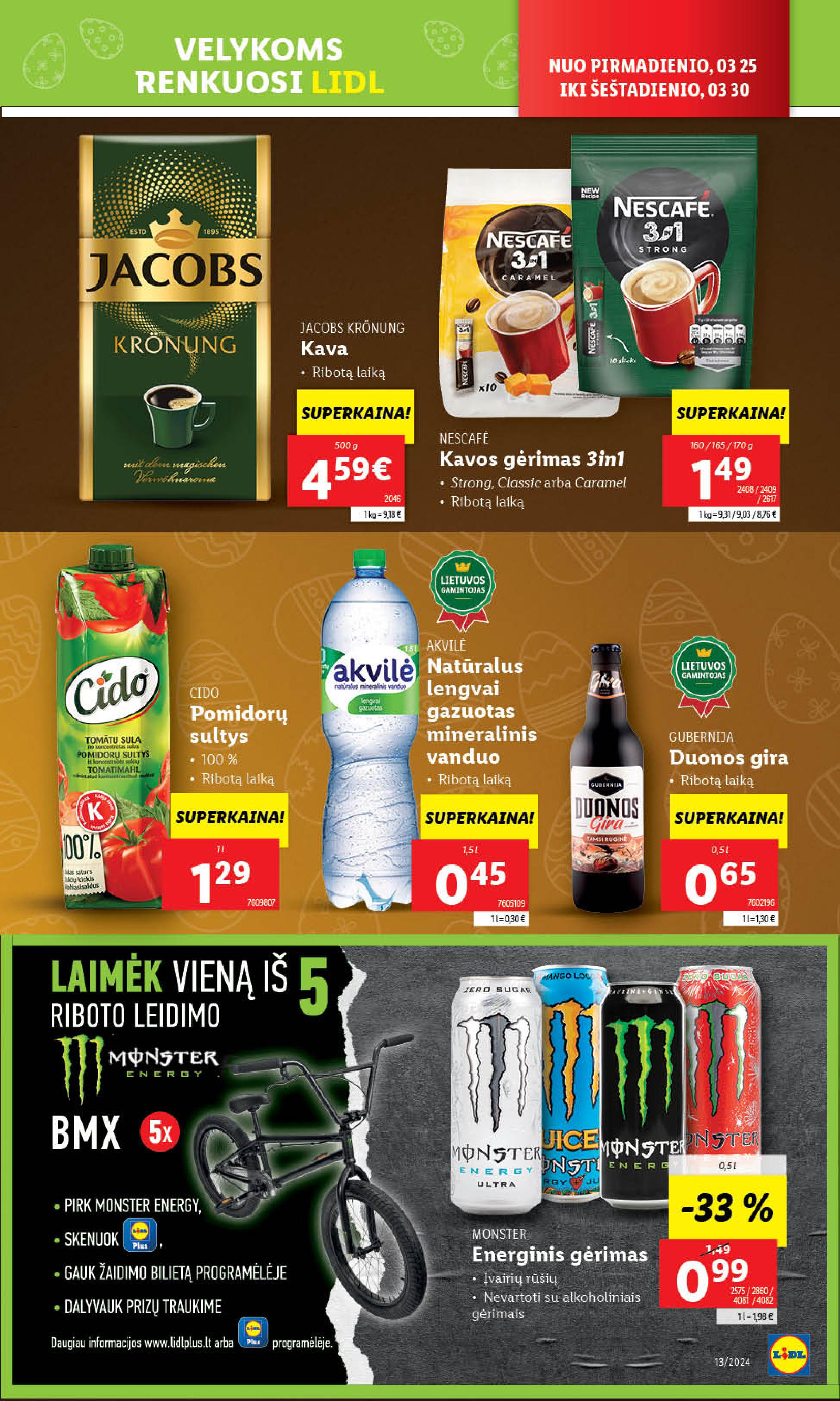 Naujausias LIDL kaininis katalogas 2024.03.25 - 2024.03.30