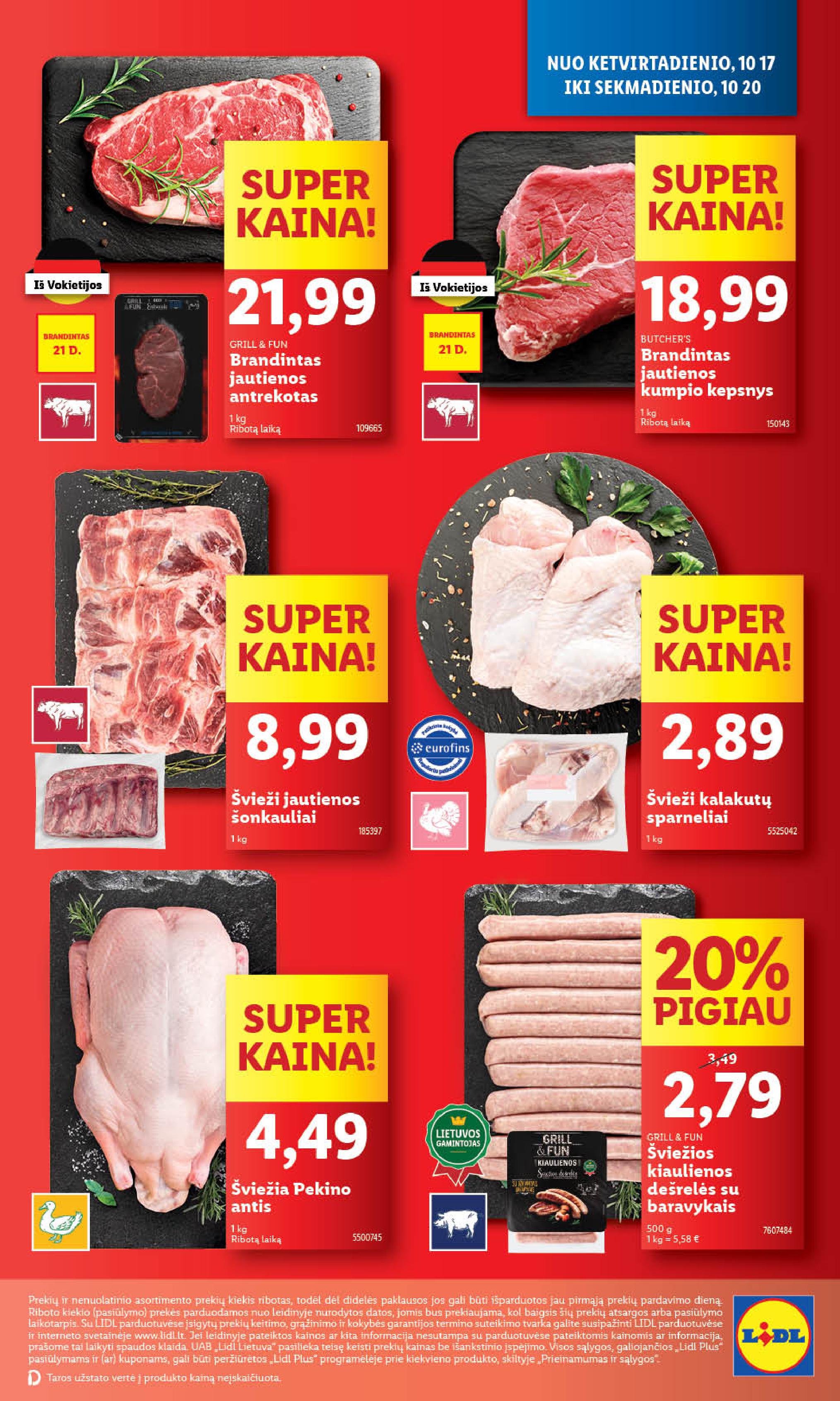 Naujausias LIDL kaininis katalogas 2024.10.14 - 2024.10.20