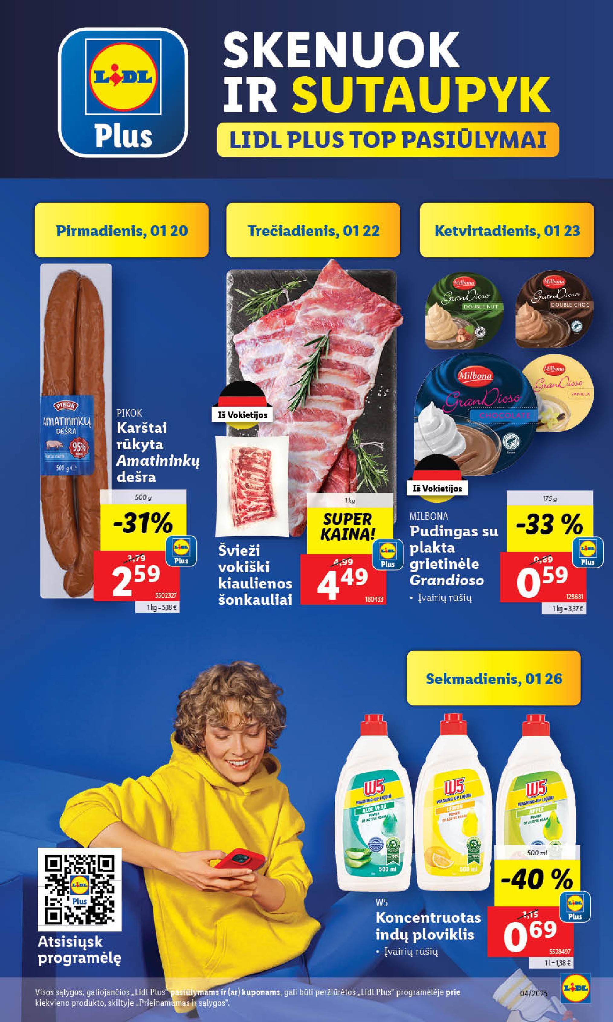 Naujausias LIDL kaininis katalogas 2025.01.20 - 2025.01.26
