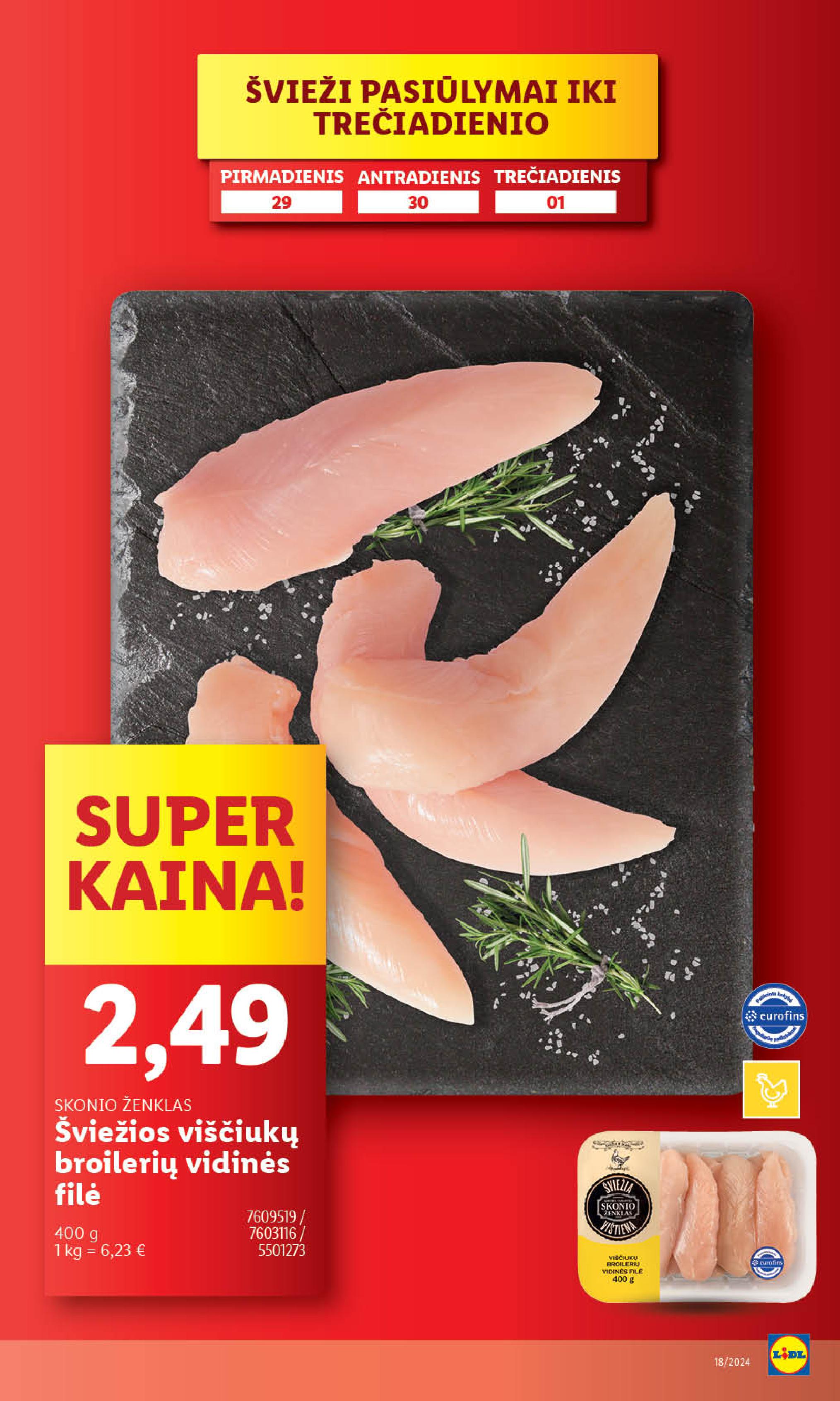 Naujausias LIDL kaininis katalogas 2024.04.29 - 2024.05.05