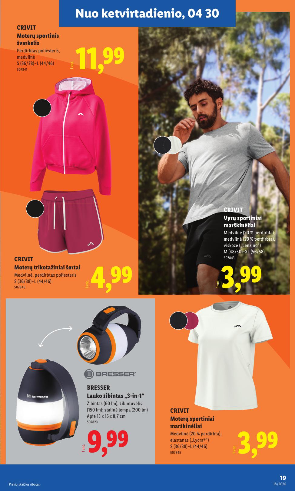 LIDL ne maisto prekių leidinys 2026.04.27 - 2026.05.03