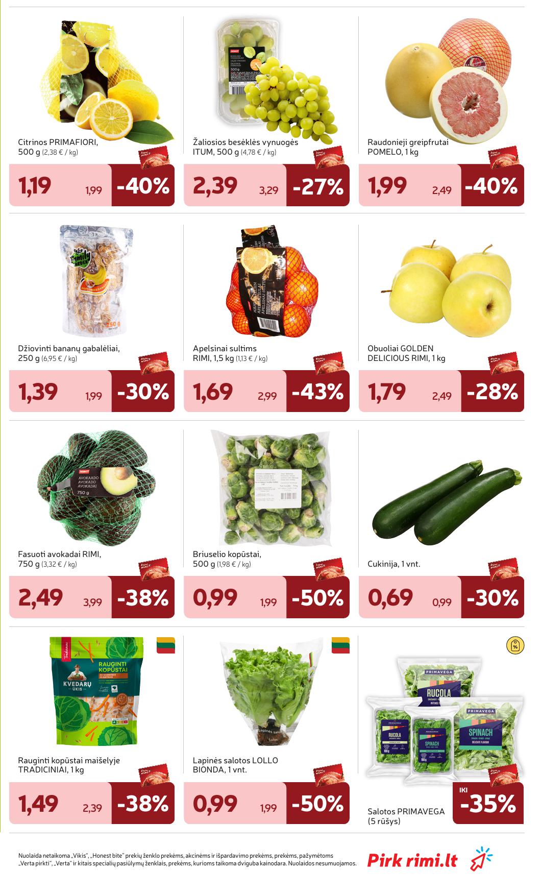 Naujausias RIMI kaininis katalogas 2025.12.02 - 2025.12.08