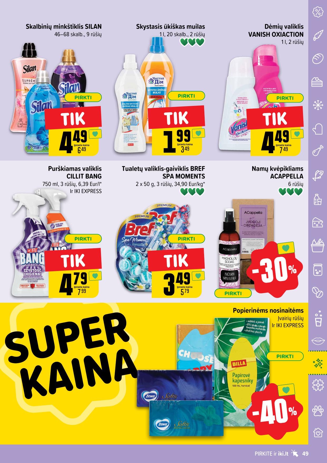 Naujausias IKI kaininis katalogas 2025.03.17 - 2025.03.23