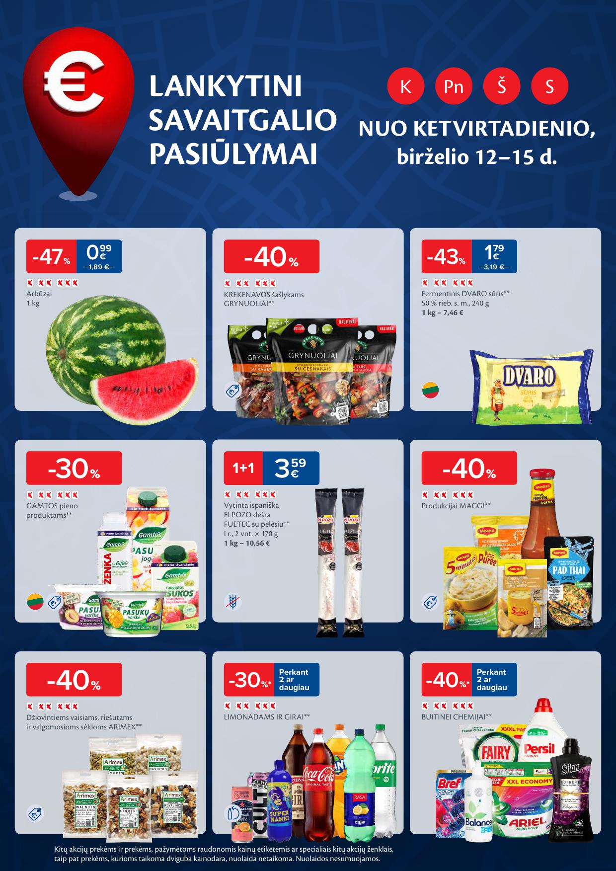 Naujausias MAXIMA kaininis katalogas 2025.06.10 - 2025.06.16