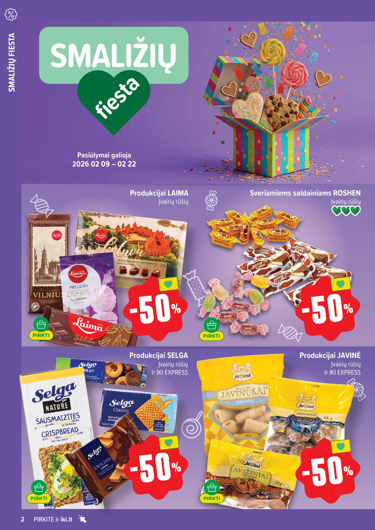 Naujausias IKI kaininis katalogas 2026.02.16 - 2026.02.22