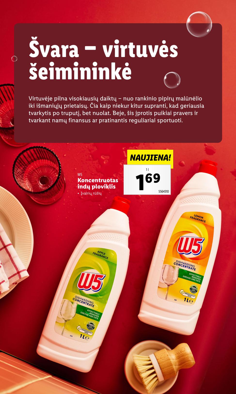 LIDL katalogas "Švaros festivalis" galioja nuo kovo 3