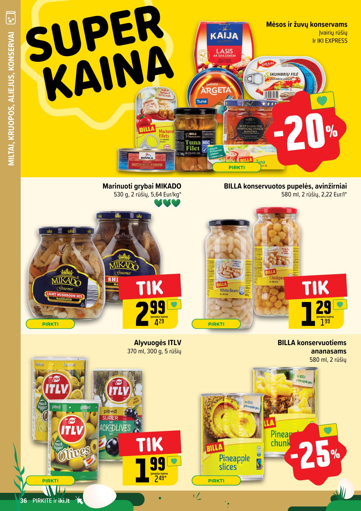 Naujausias IKI kaininis katalogas 2025.03.31 - 2025.04.06