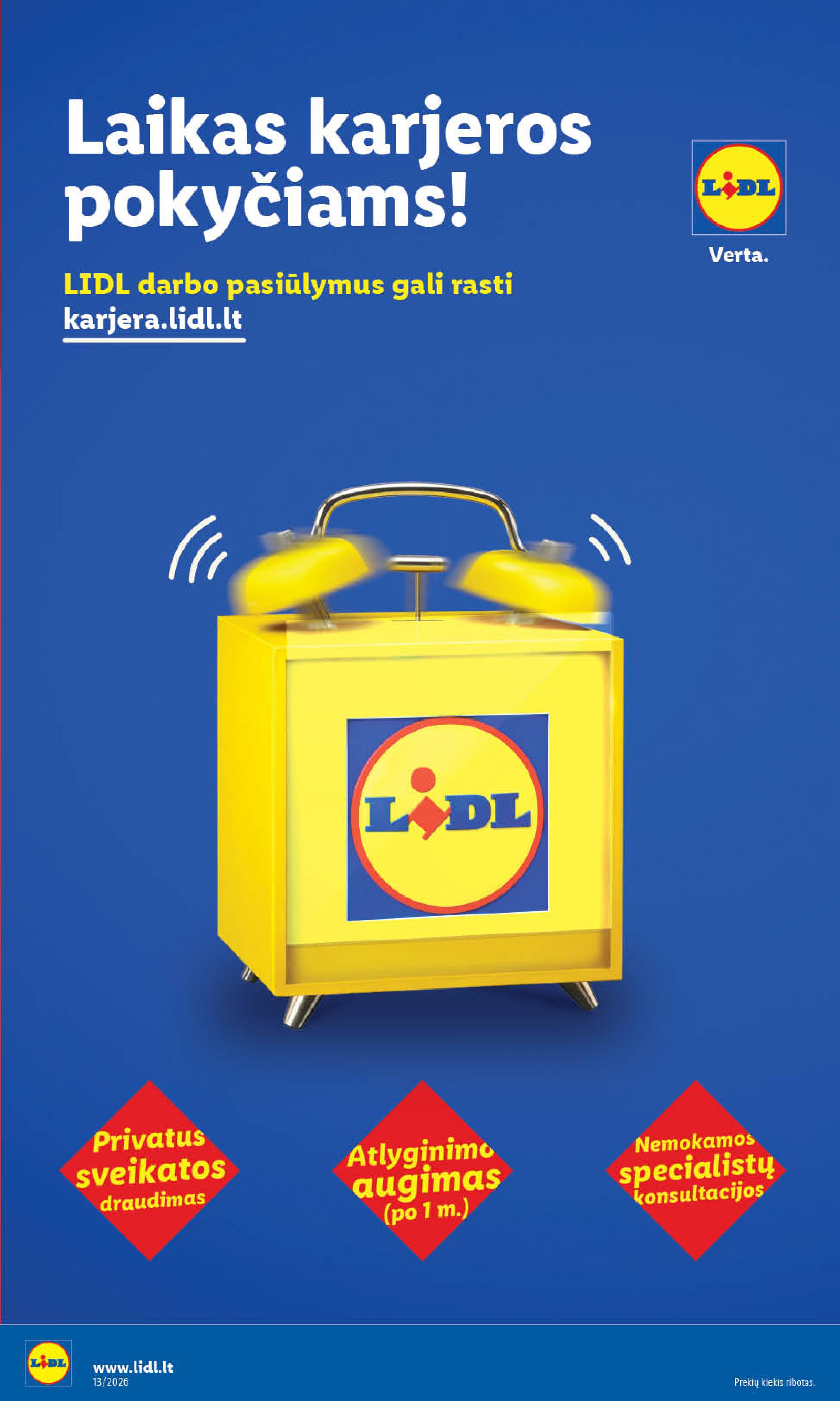 Naujausias LIDL kaininis katalogas 2026.03.23 - 2026.03.29