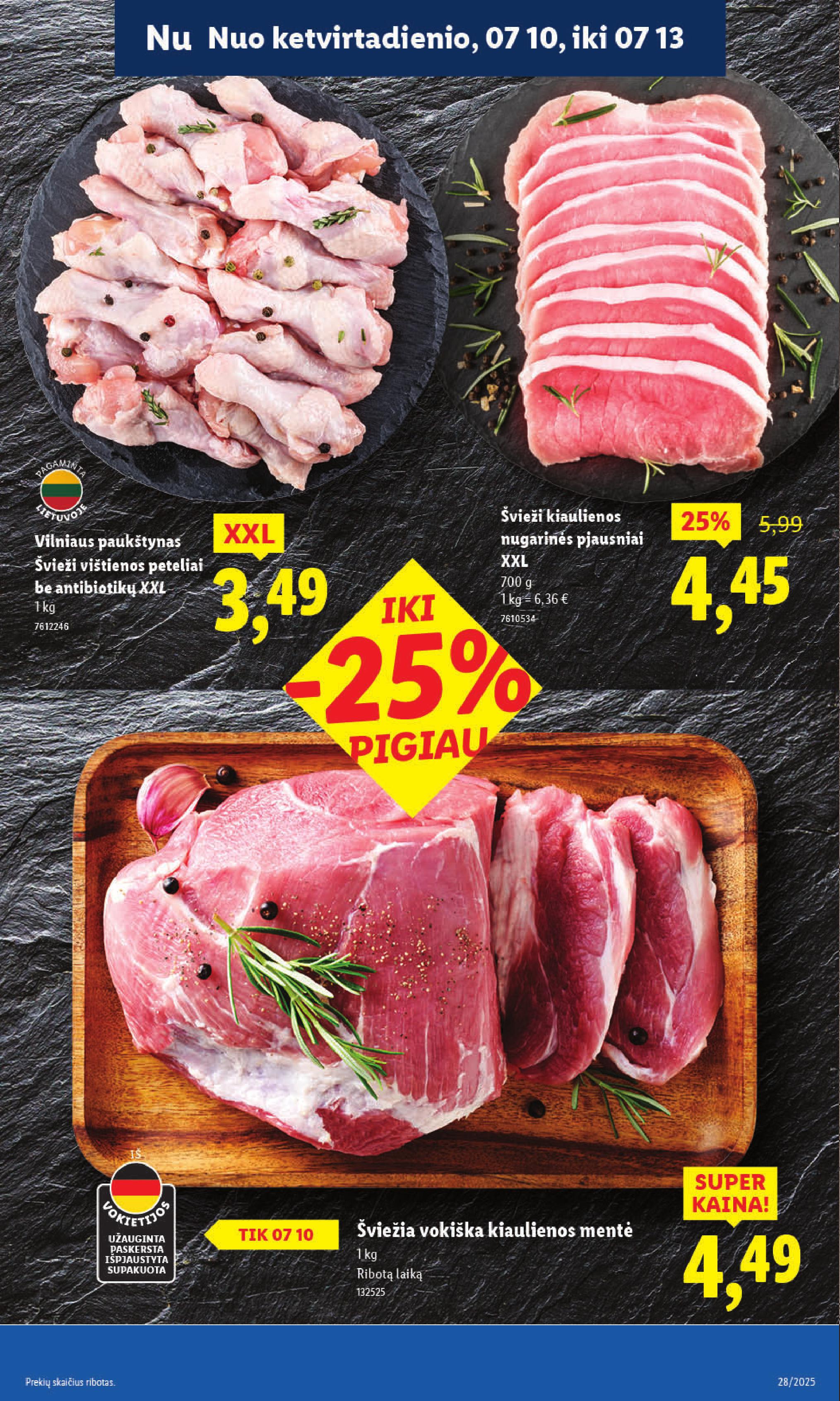 Naujausias LIDL kaininis katalogas 2025.07.07 - 2025.07.13