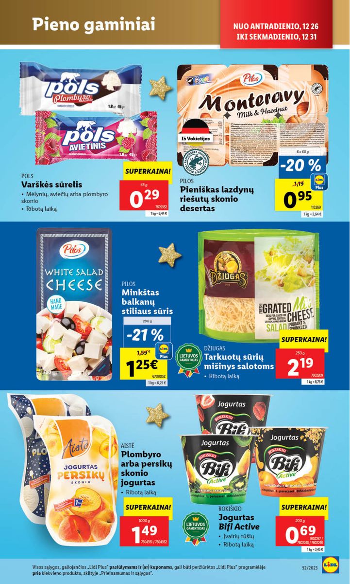 Naujausias LIDL kaininis katalogas 2023.12.26 - 2023.12.31