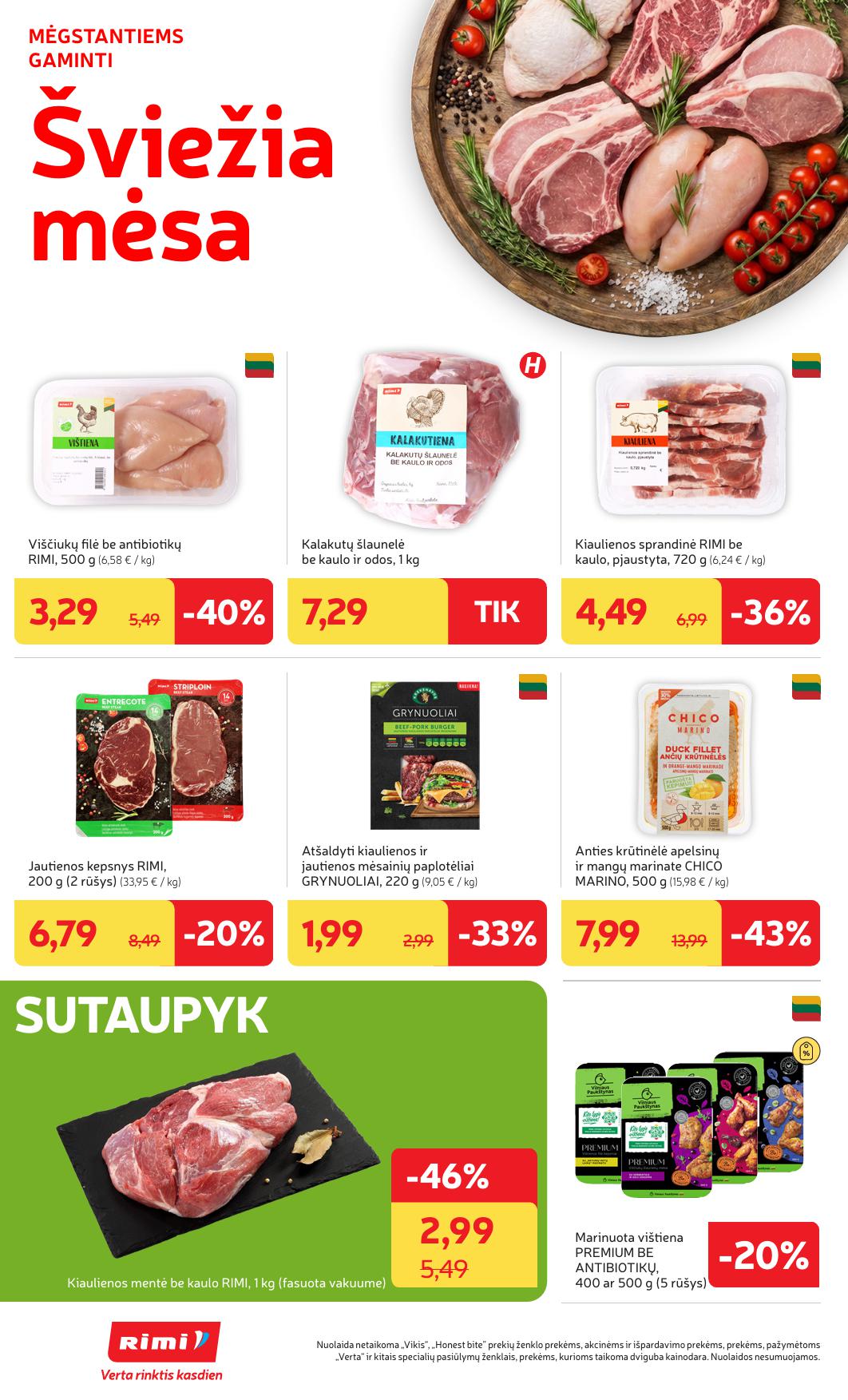 RIMI akcijų ir nuolaidų leidinys Nr.26 2026.06.23  - 2026.06.29