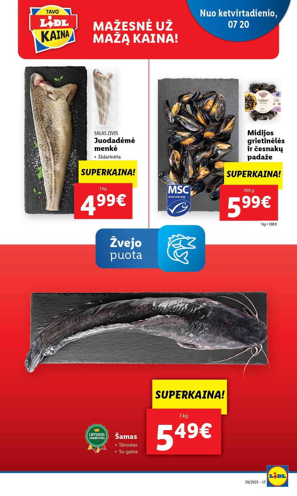 Naujausias LIDL kaininis katalogas 2023.07.17 - 2023.07.23