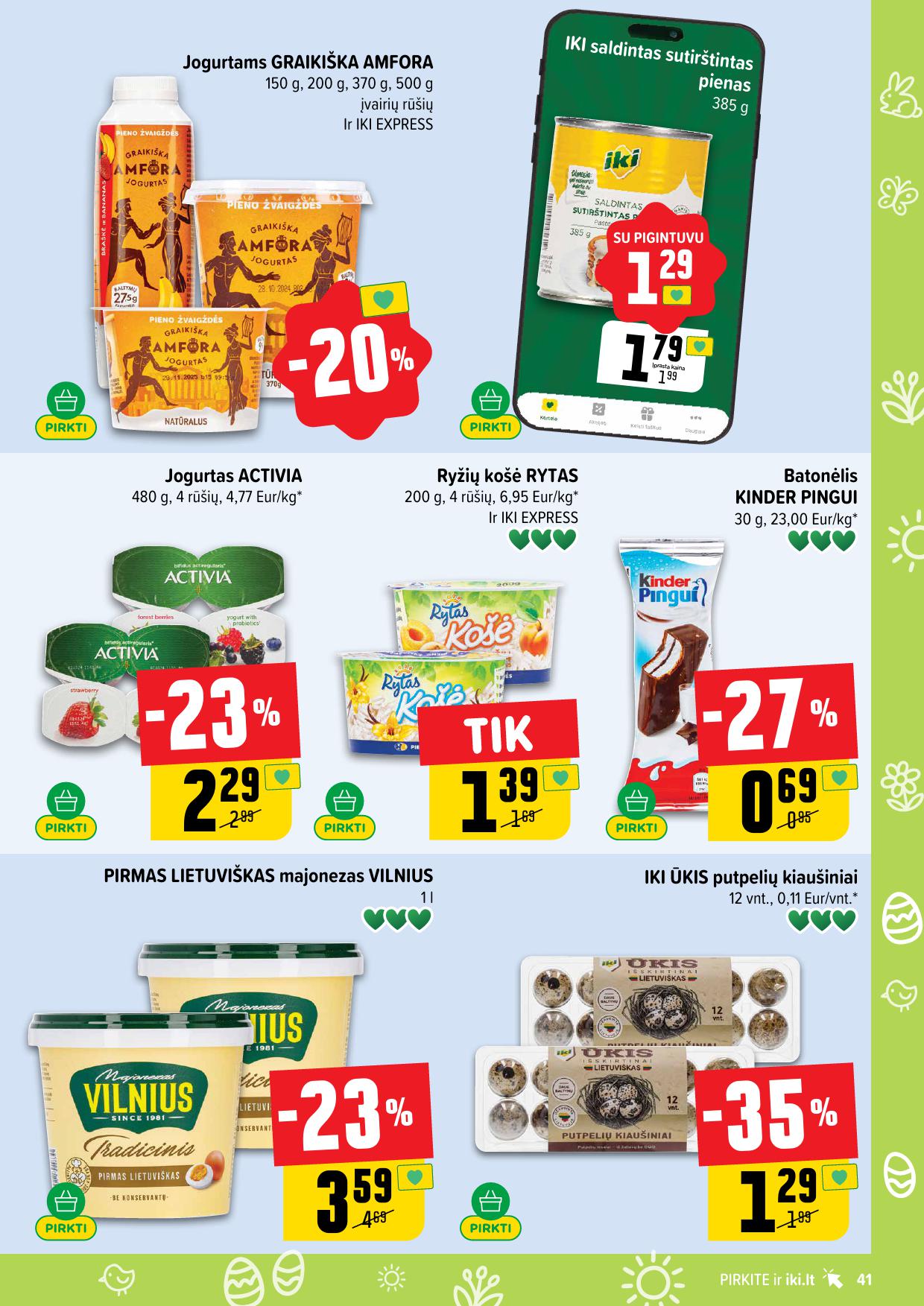 Naujausias IKI kaininis katalogas 2026.03.30 - 2026.04.04