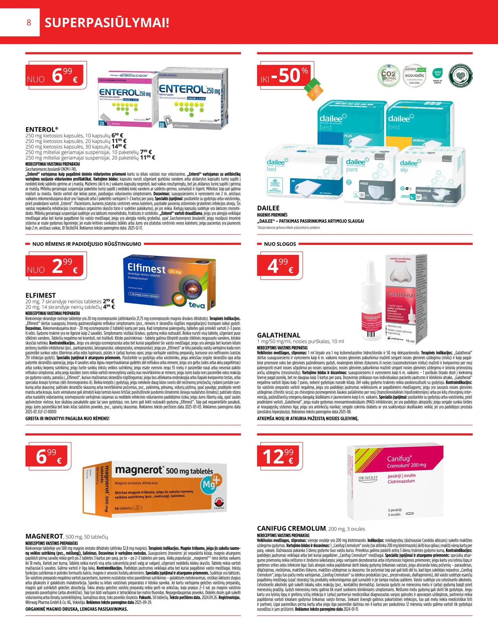 Naujas GINTARINĖS vaistinės leidinys nuo 2026.04.01 iki 2026.04.30