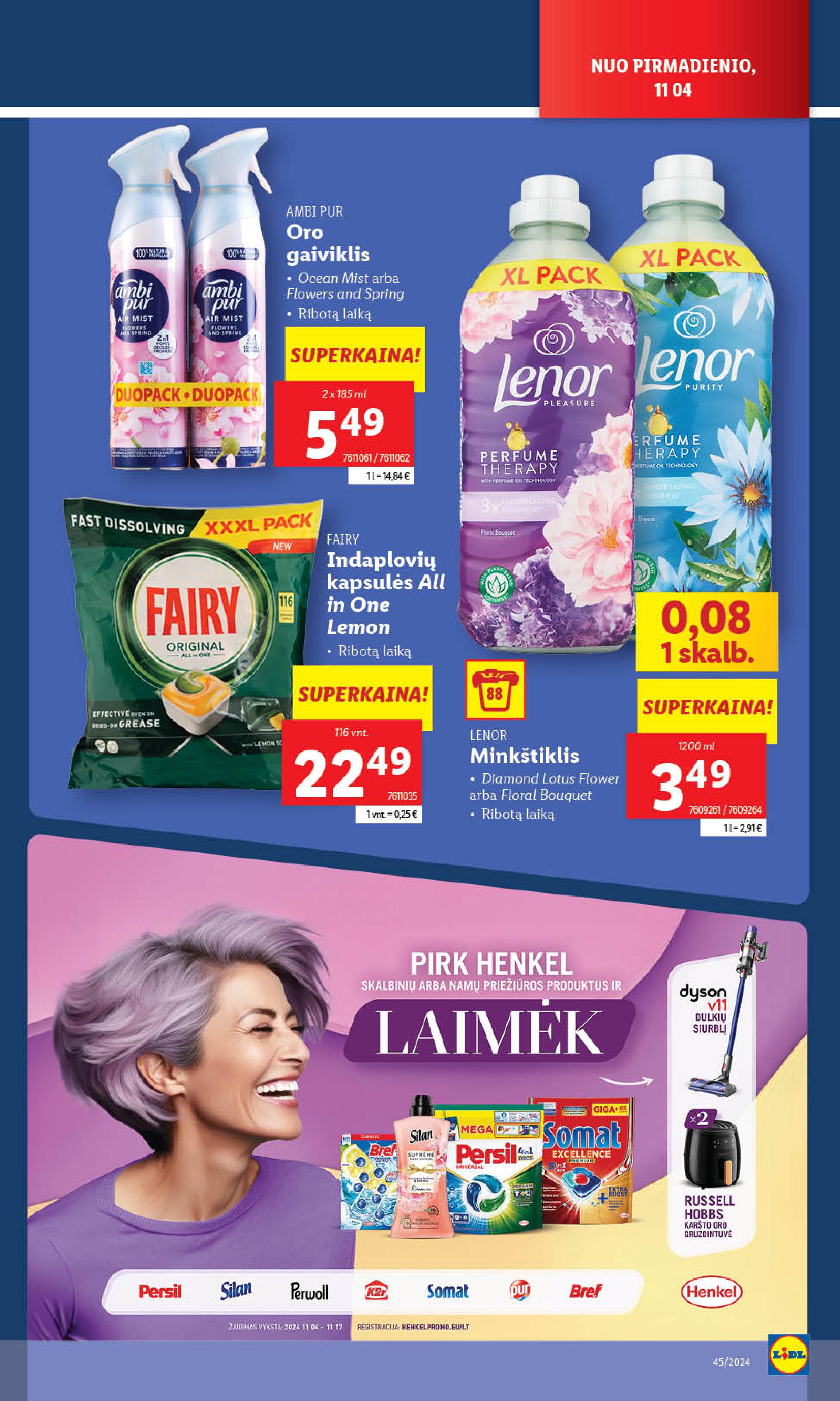 Naujausias LIDL kaininis katalogas 2024.11.04 - 2024.11.10