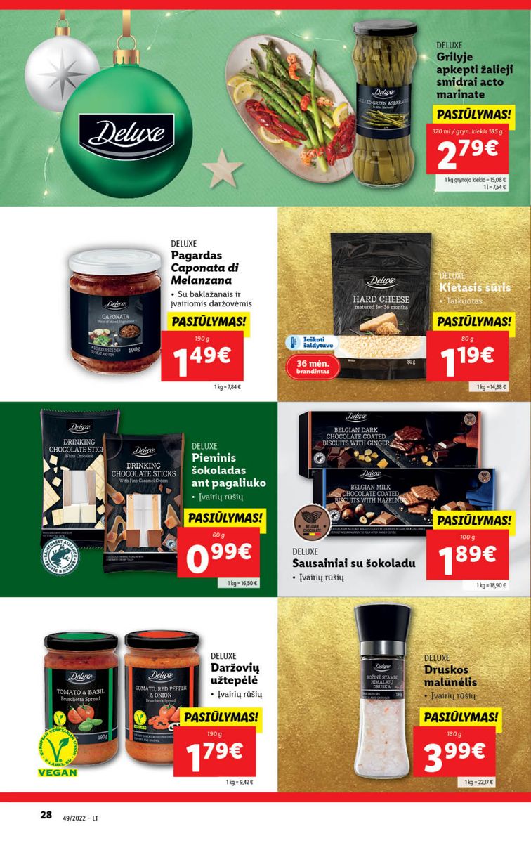 Naujausias LIDL kaininis katalogas 2022.12.05 - 2022.12.11