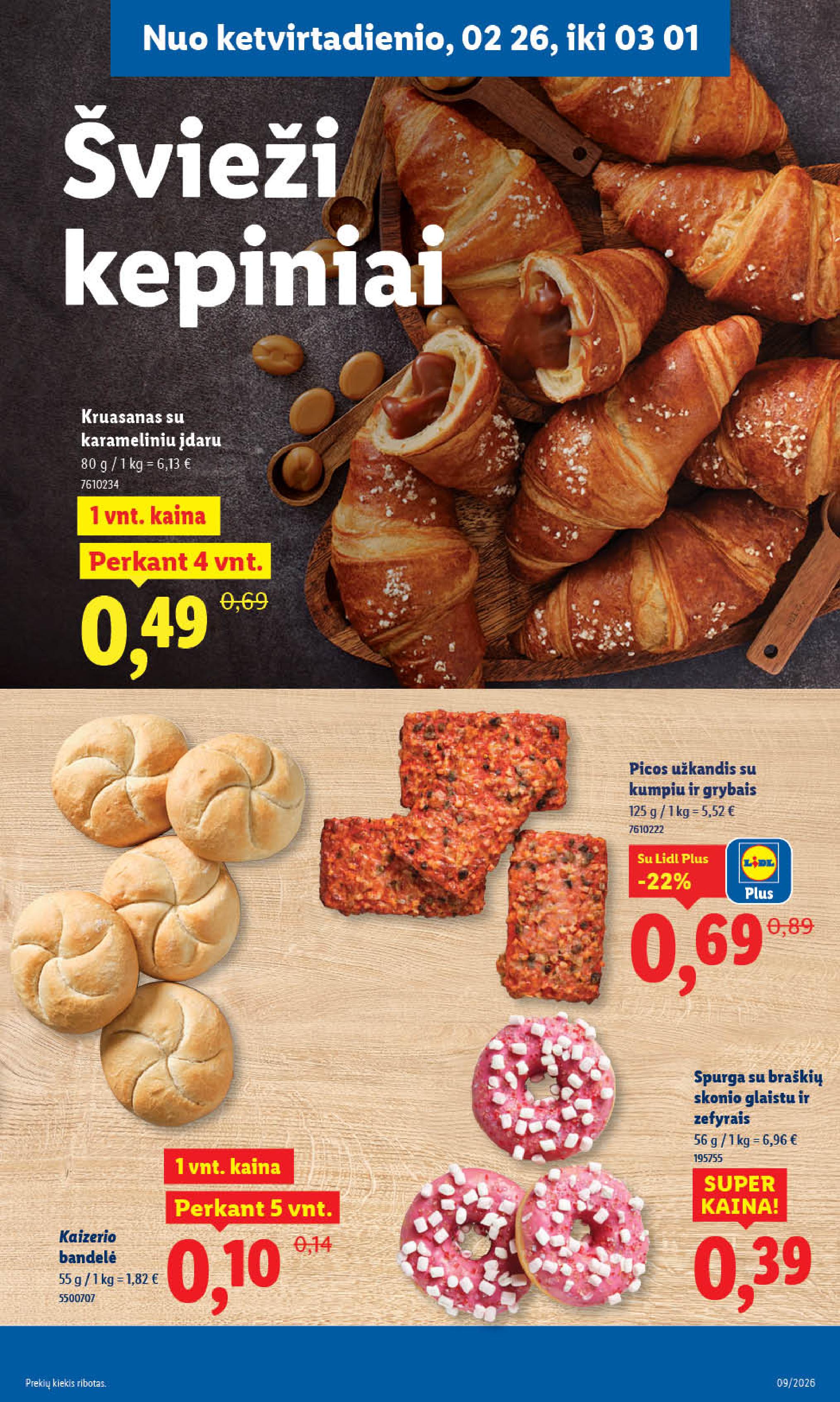 Naujausias LIDL kaininis katalogas 2026.02.23 - 2026.03.01