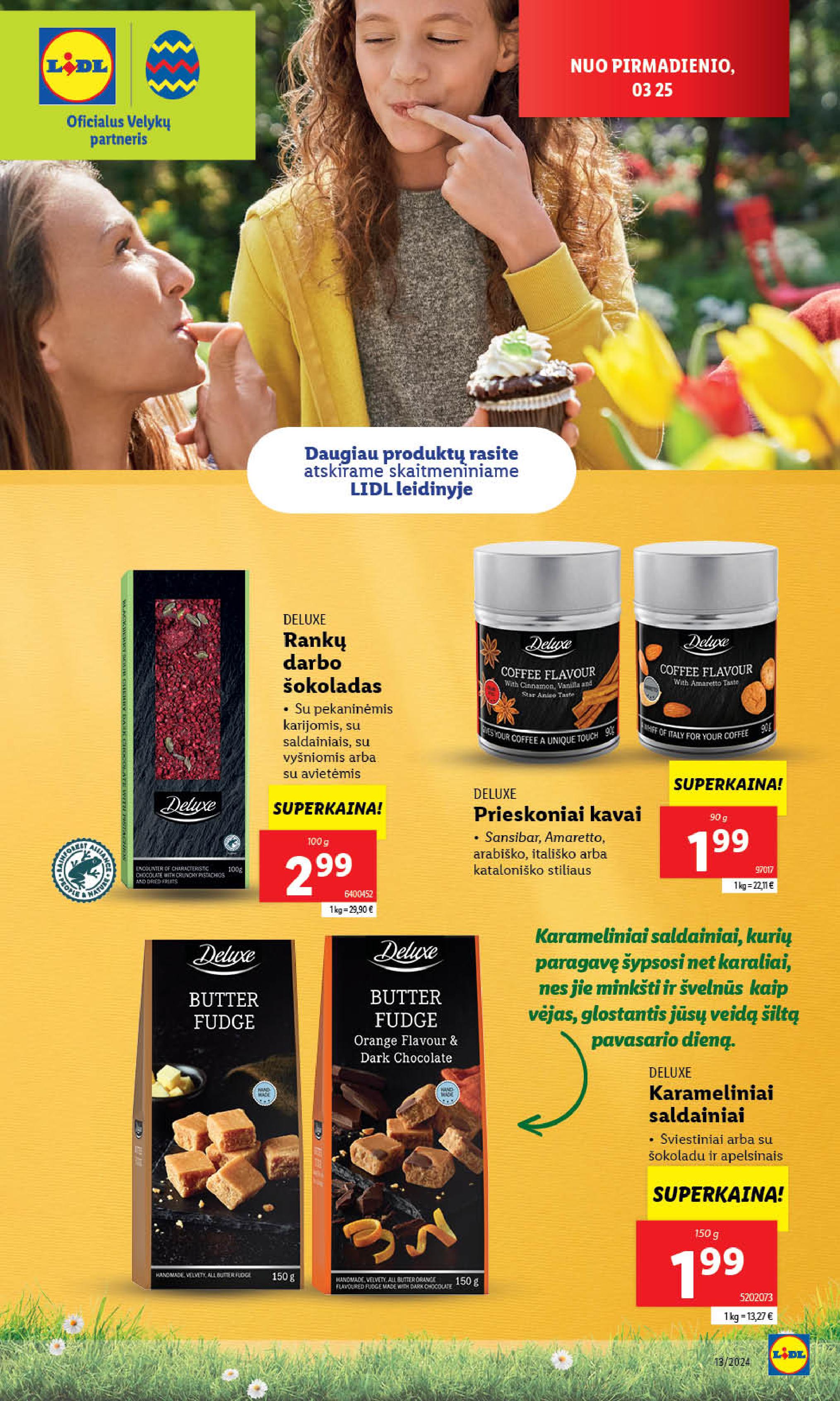 Naujausias LIDL kaininis katalogas 2024.03.25 - 2024.03.30