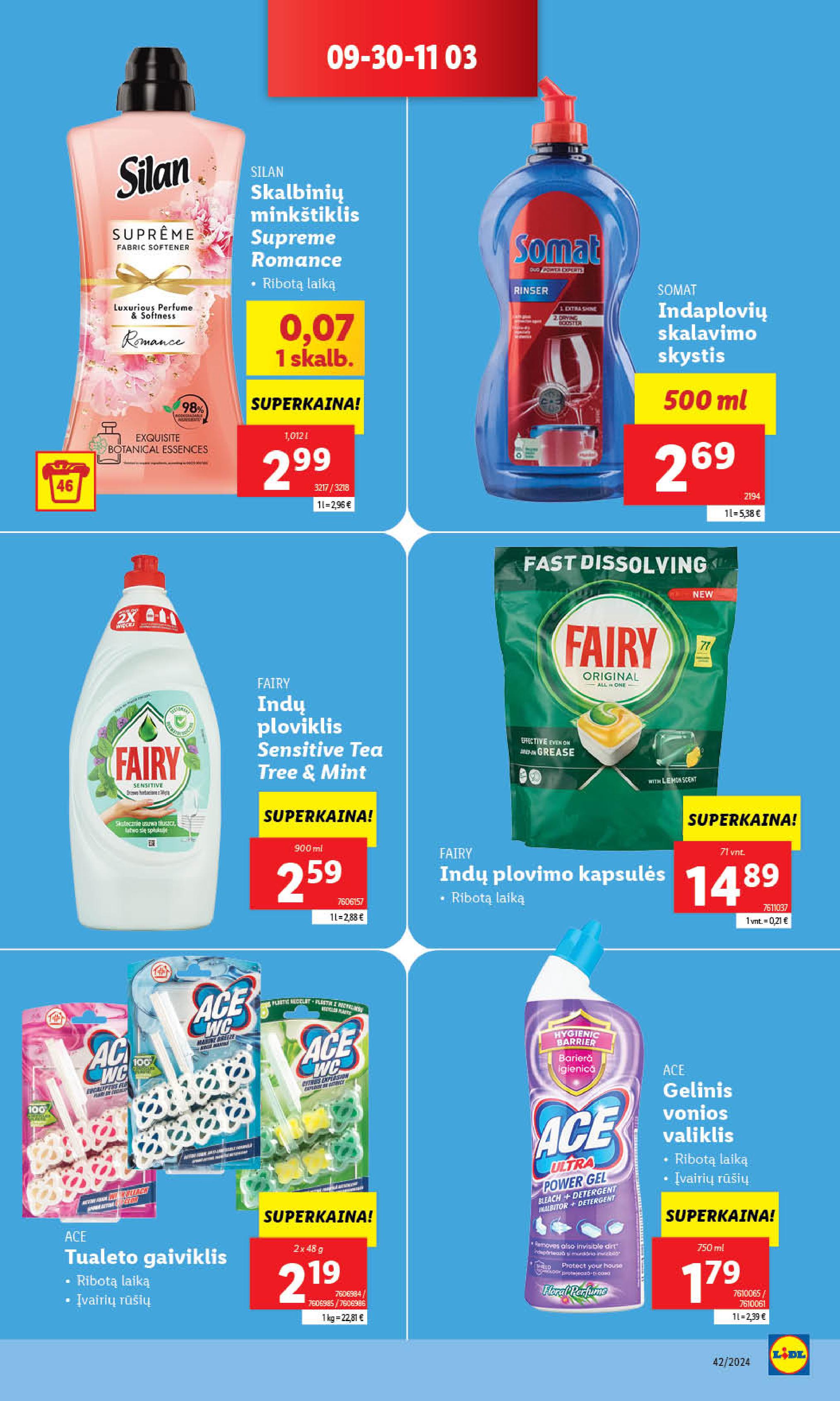 Naujausias LIDL kaininis katalogas 2024.10.14 - 2024.10.20
