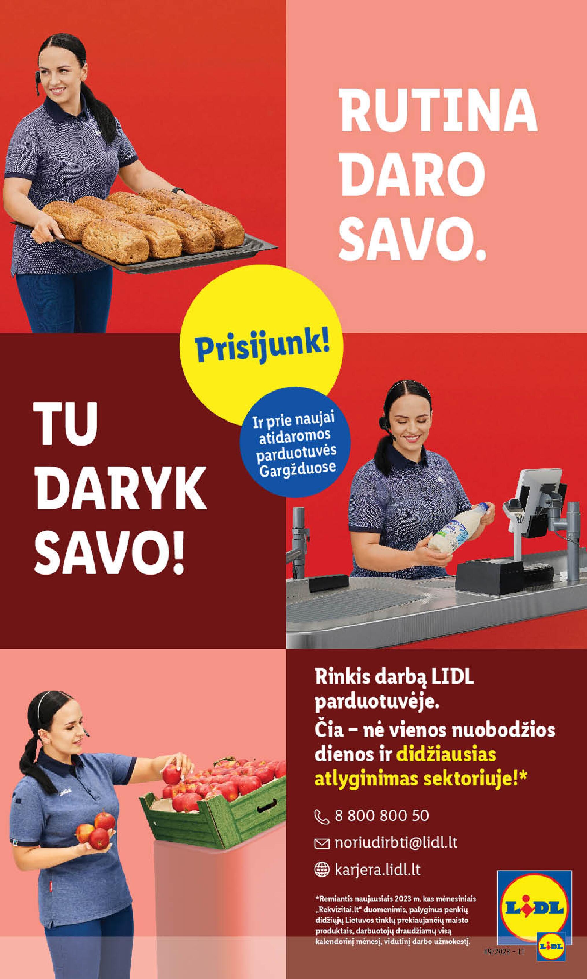 Naujausias LIDL kaininis katalogas 2023.12.04 - 2023.12.10
