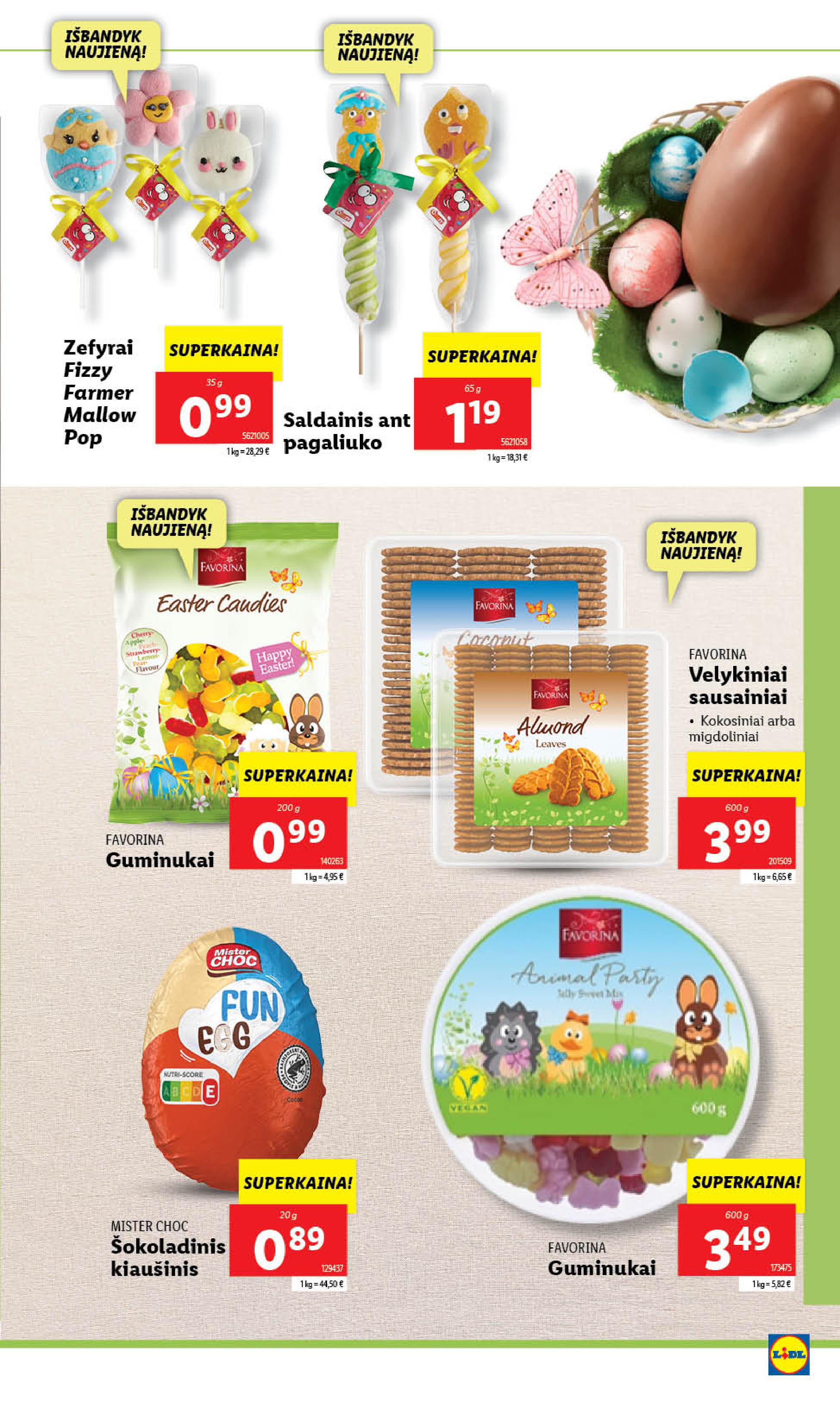 Naujausias LIDL kaininis katalogas 2025.03.31 - 2025.04.06