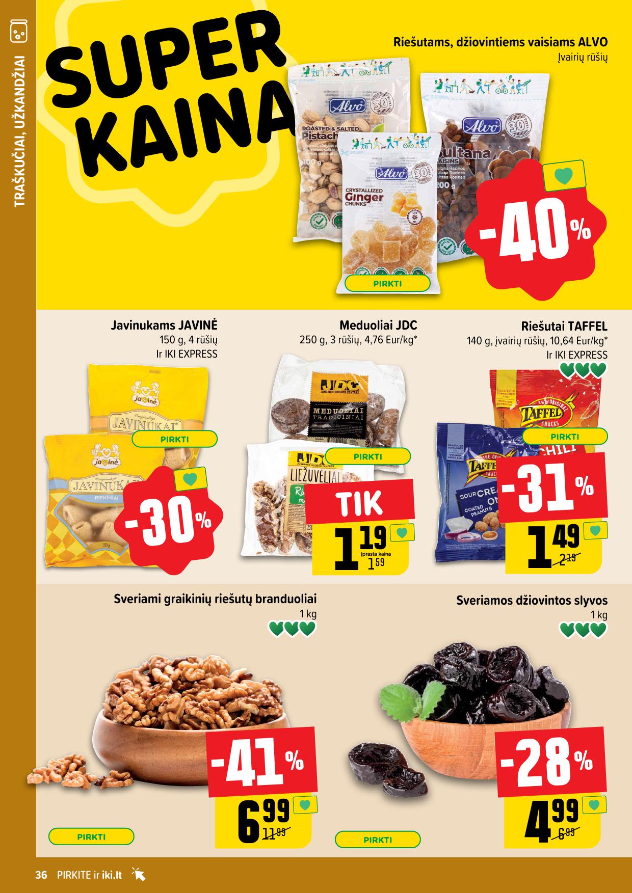 Naujausias IKI kaininis katalogas 2025.01.06 - 2025.01.12