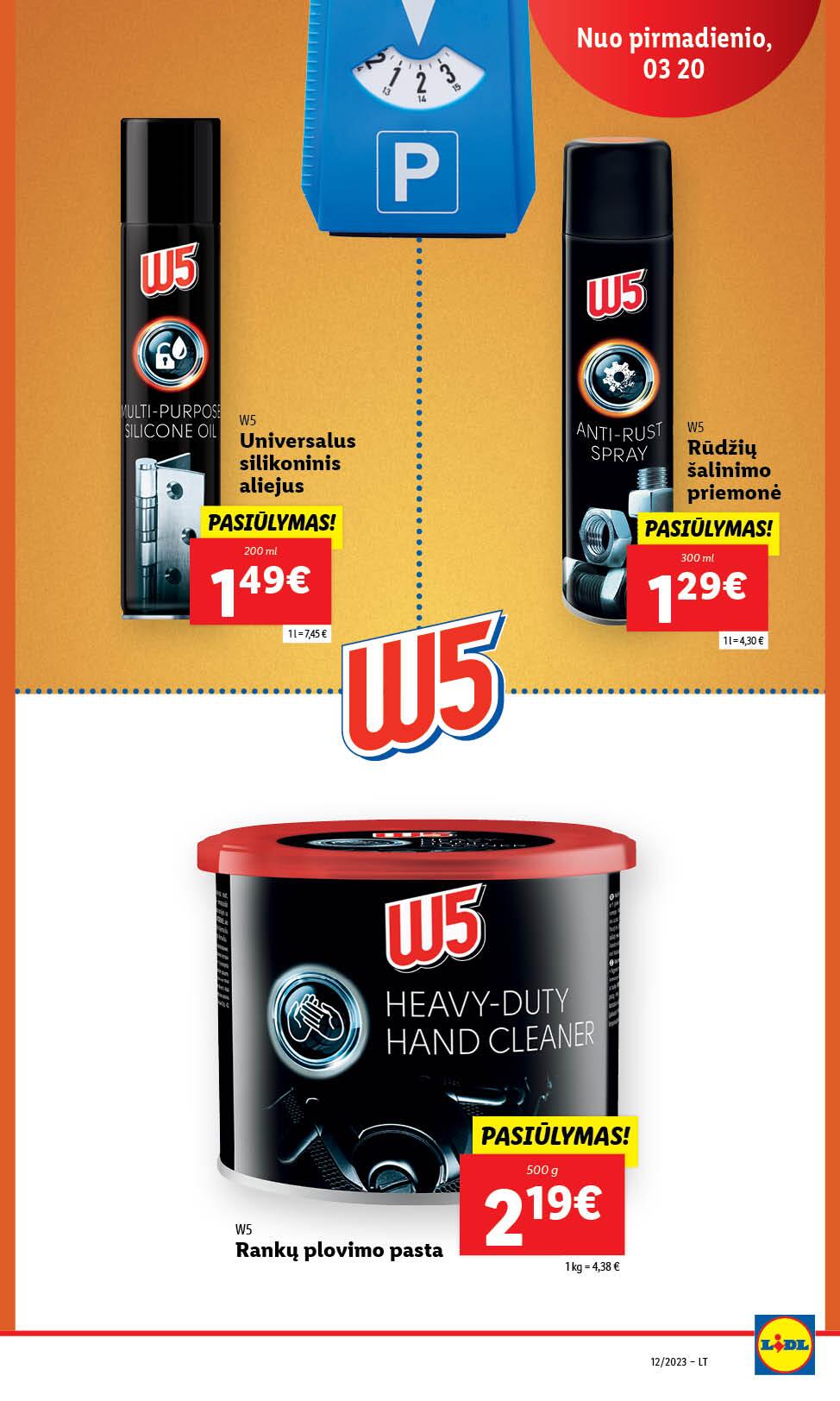 Naujausias LIDL kaininis katalogas 2023.03.20 - 2023.03.26