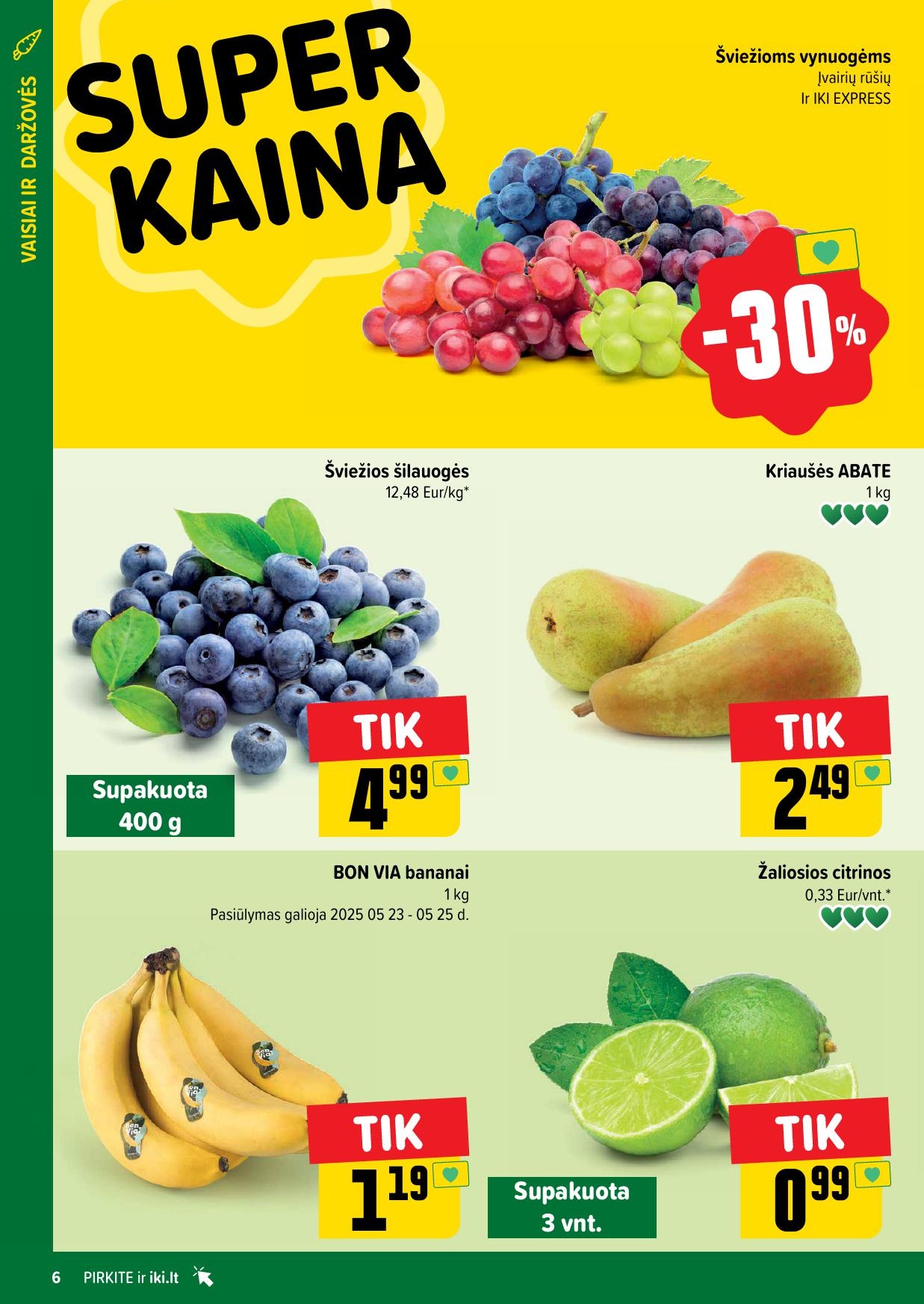 Naujausias IKI kaininis katalogas 2025.05.19 - 2025.05.25