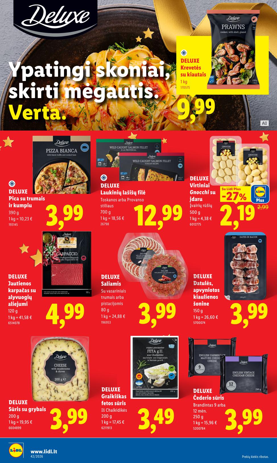 Naujausias LIDL kaininis katalogas 2026.10.12 - 2026.10.18