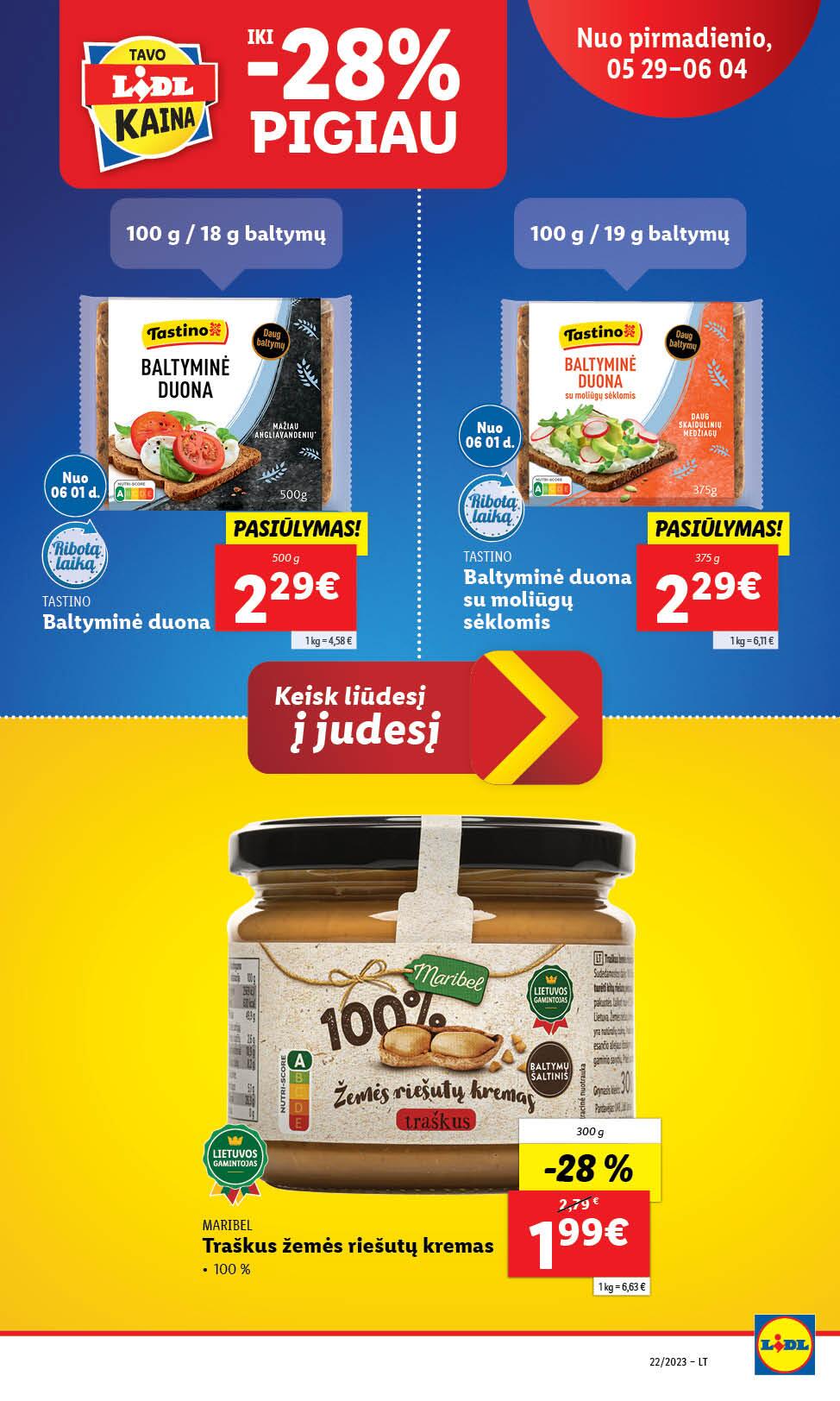 Naujausias LIDL kaininis katalogas 2023.05.29 - 2023.06.04