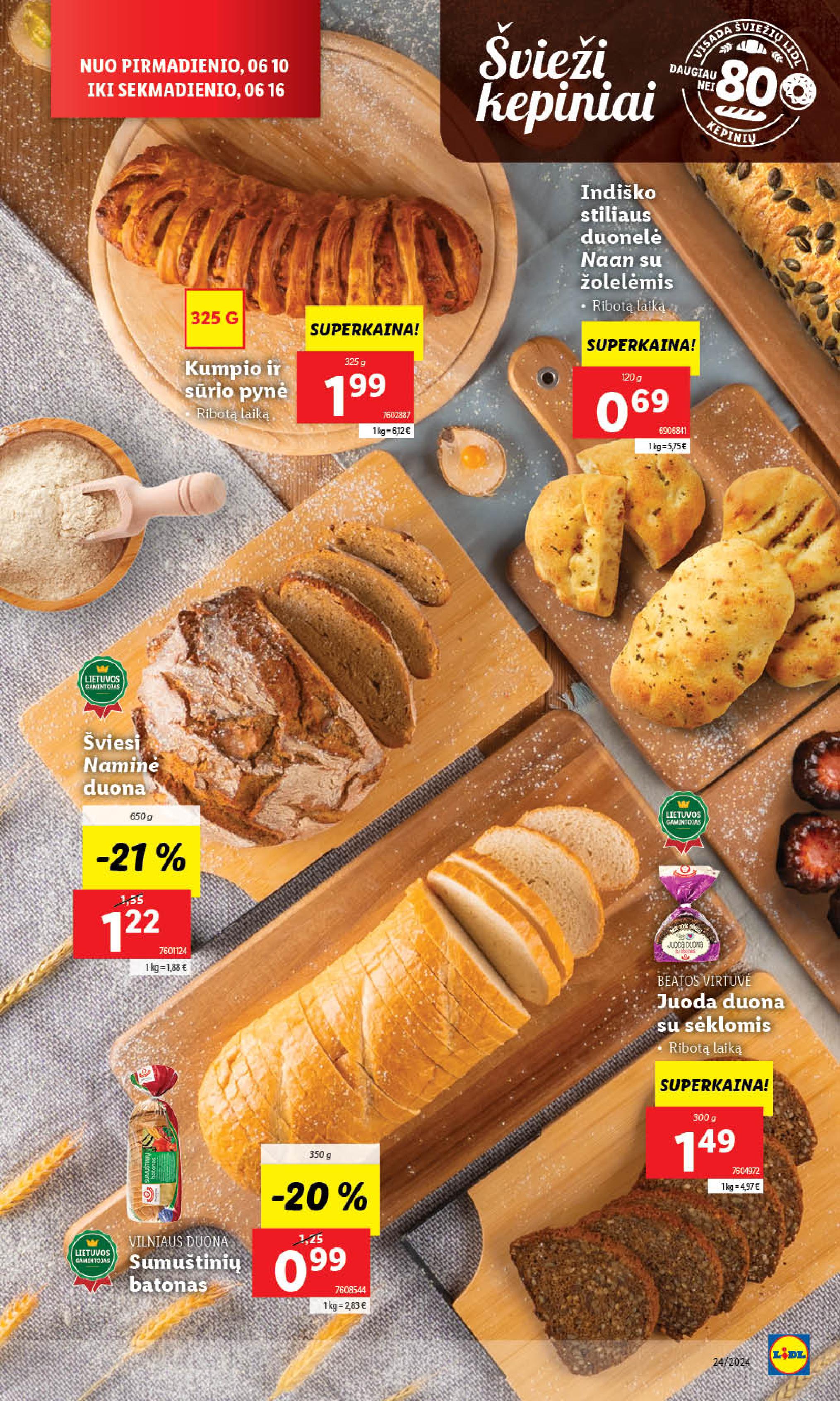Naujausias LIDL kaininis katalogas 2024.06.10 - 2024.06.16