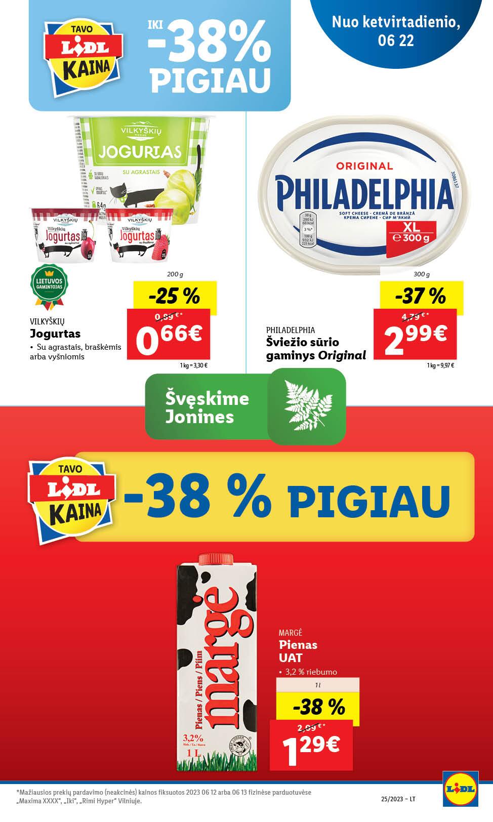 Naujausias LIDL kaininis katalogas 2023.06.19 - 2023.06.25