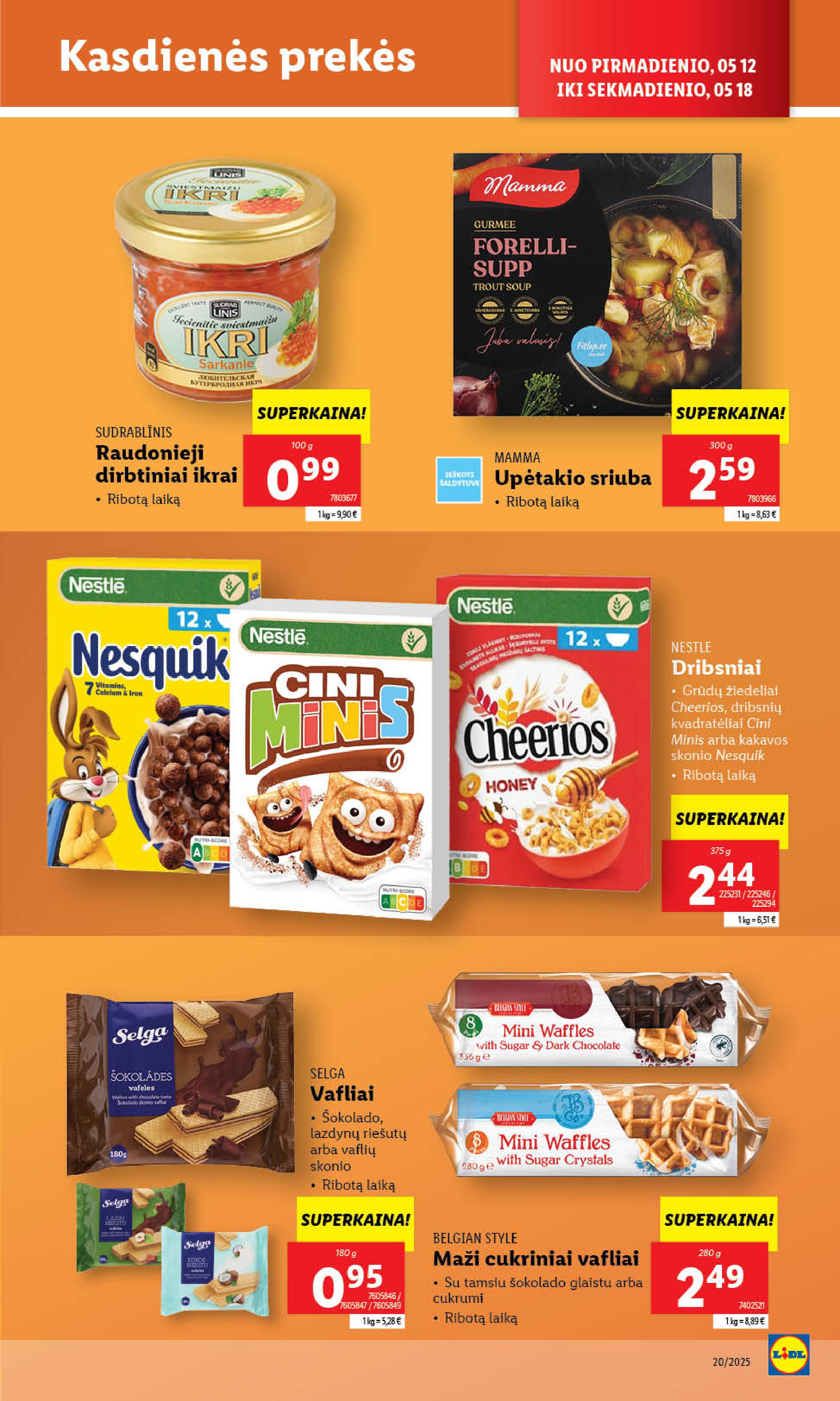 Naujausias LIDL kaininis katalogas 2025.05.12 - 2025.05.18
