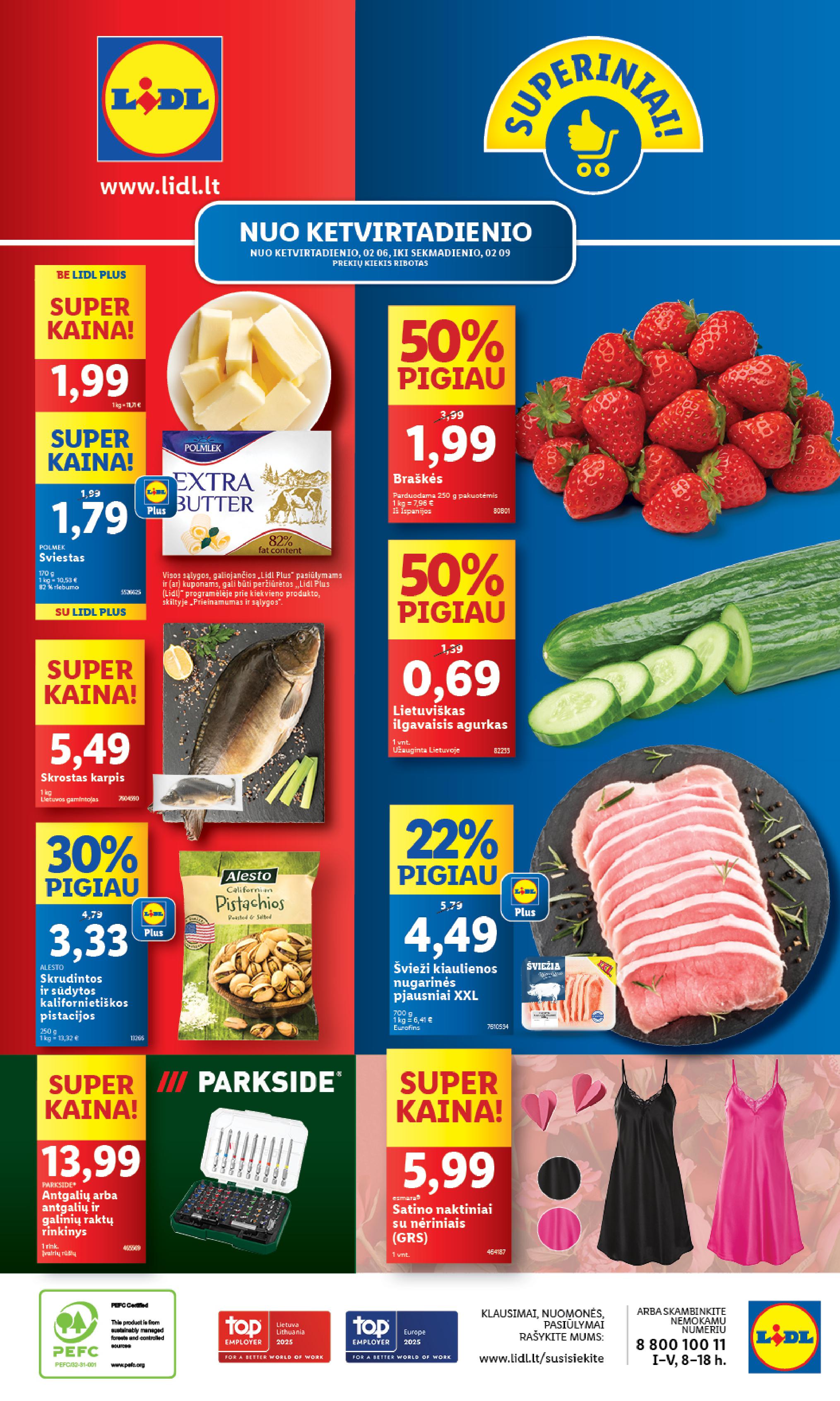 Naujausias LIDL kaininis katalogas 2025.02.03 - 2025.02.09