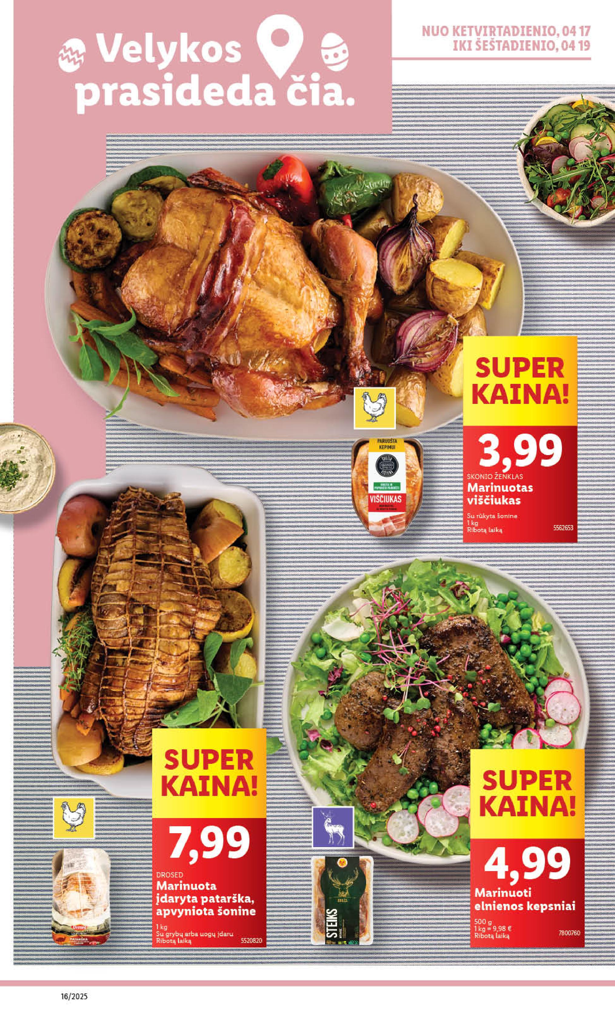 Naujausias LIDL kaininis katalogas 2025.04.14 - 2025.04.19