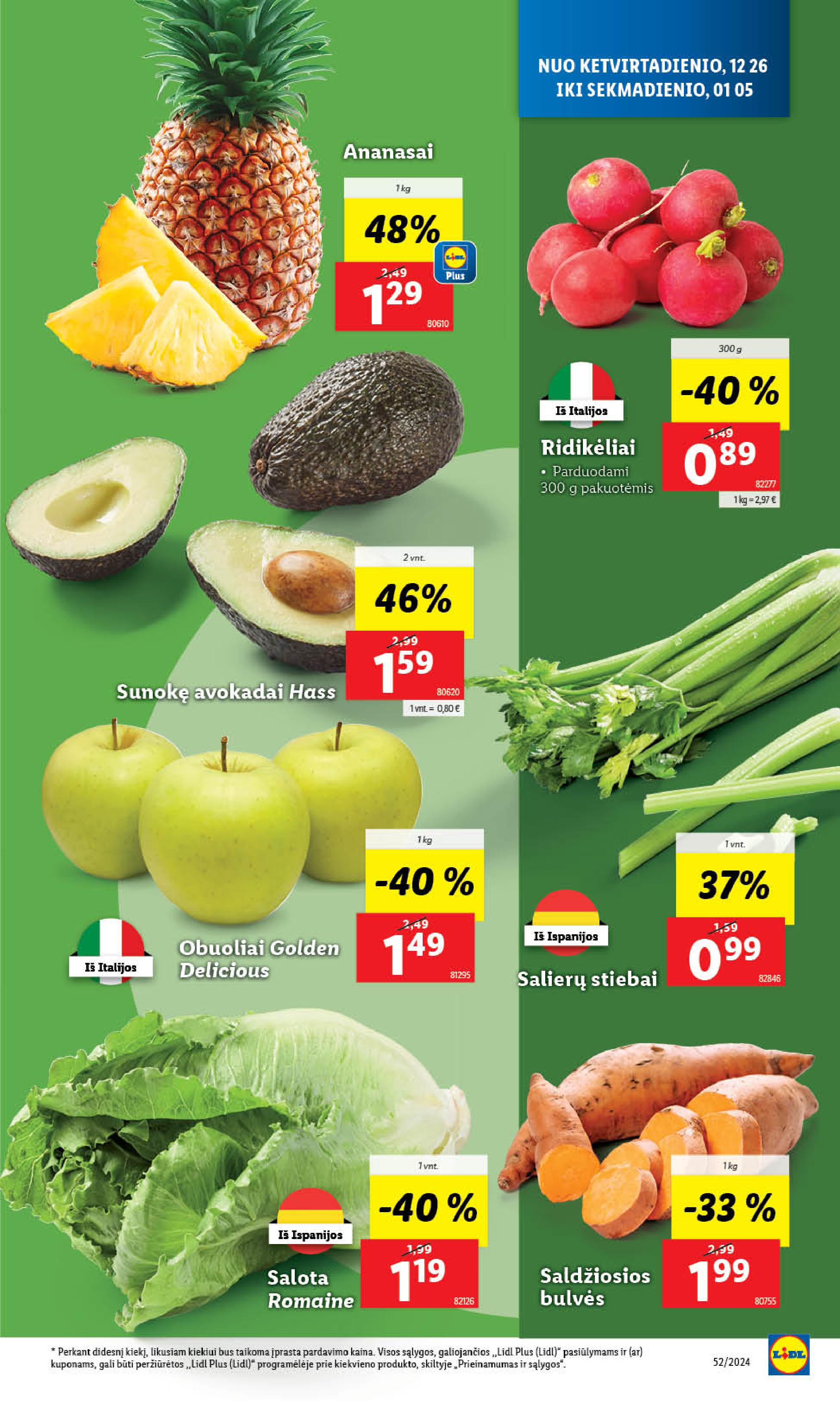 Naujausias LIDL kaininis katalogas 2024.12.26 - 2024.12.31