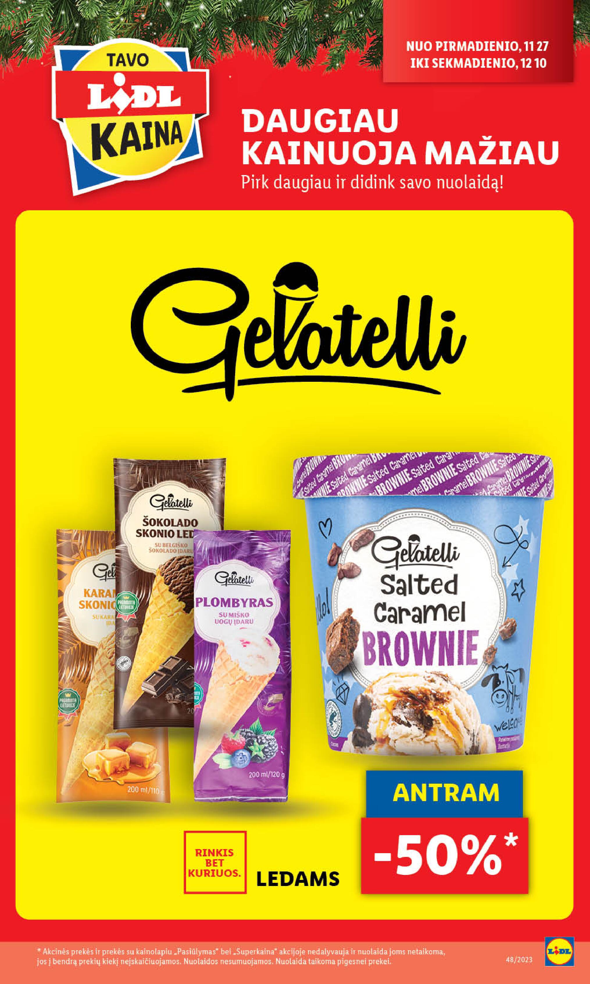 LIDL maisto prekių leidinukas nuo ketvirtadienio 11.30 - 12.03