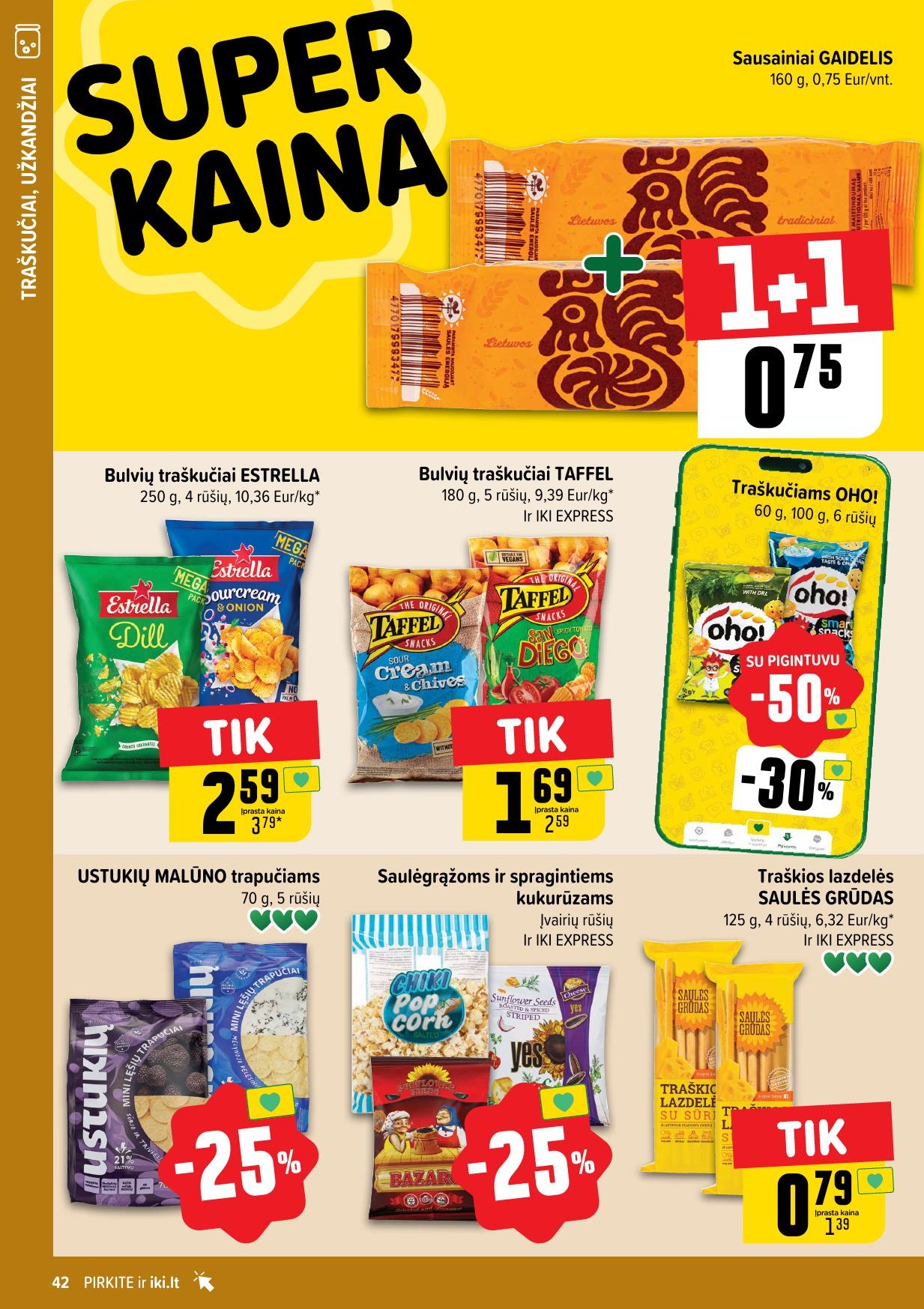 Naujausias IKI kaininis katalogas 2024.08.26 - 2024.09.01