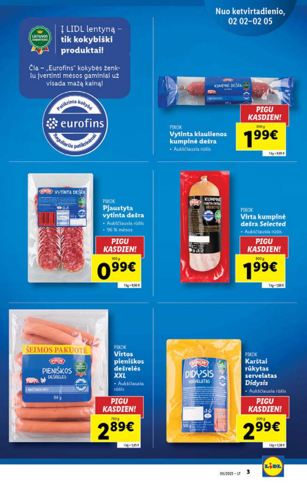 Naujausias LIDL kaininis katalogas 2023.01.30 - 2023.02.05