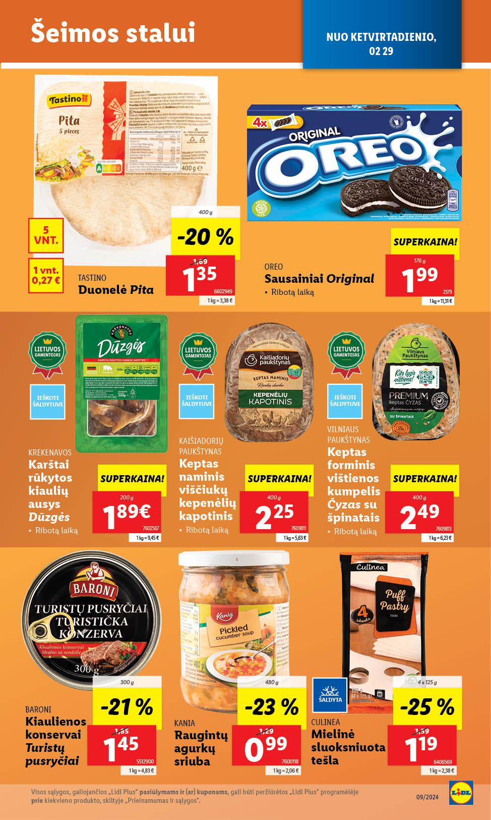 Naujausias LIDL kaininis katalogas 2024.02.26 - 2024.03.03