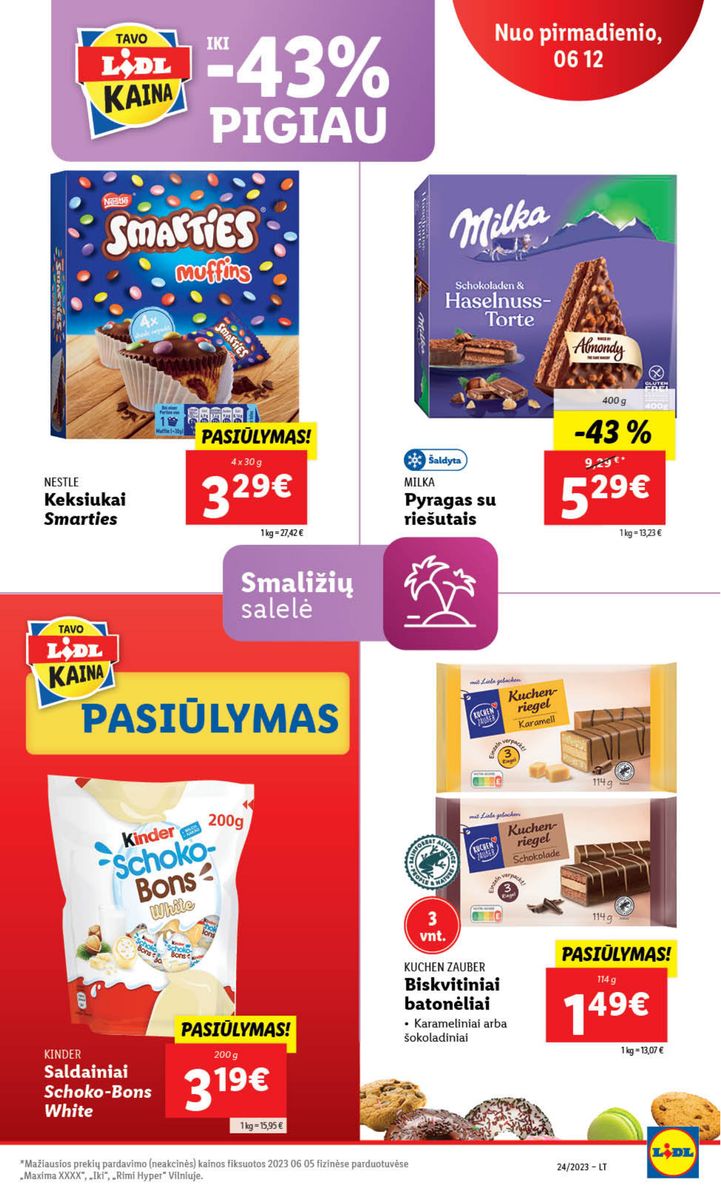 Naujausias LIDL kaininis katalogas 2023.06.12 - 2023.06.18