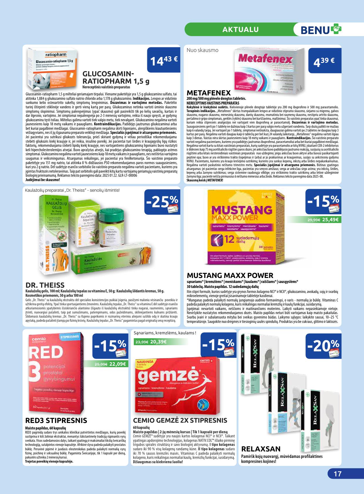BENU vaistinės akcijų ir nuolaidų leidinys 2026.04.01 - 2026.04.30